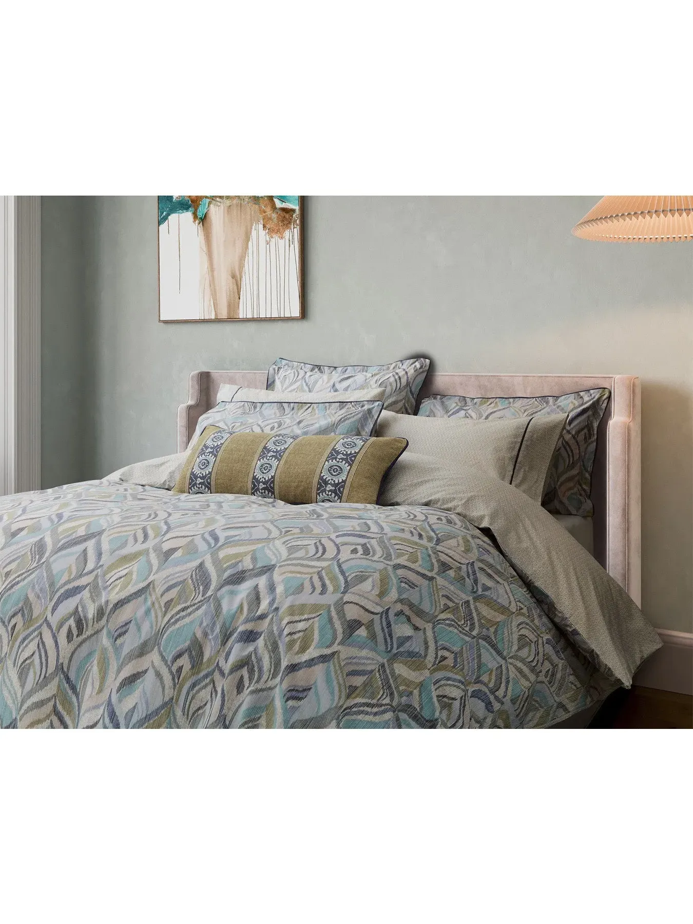Double Duvet Cover Set - Multi, Cotton