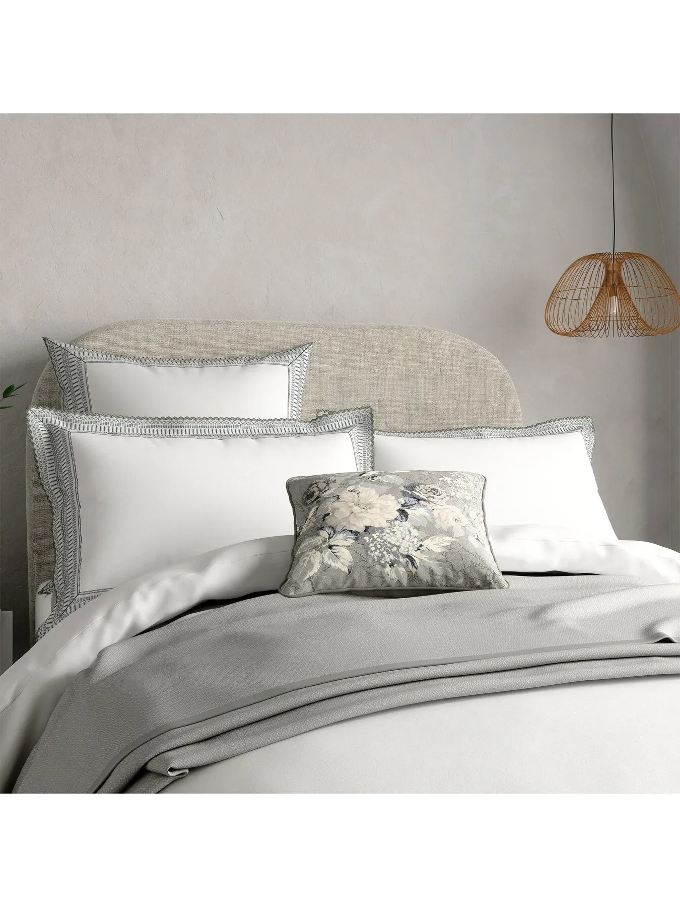 Double Duvet Cover Set - White, Satin image