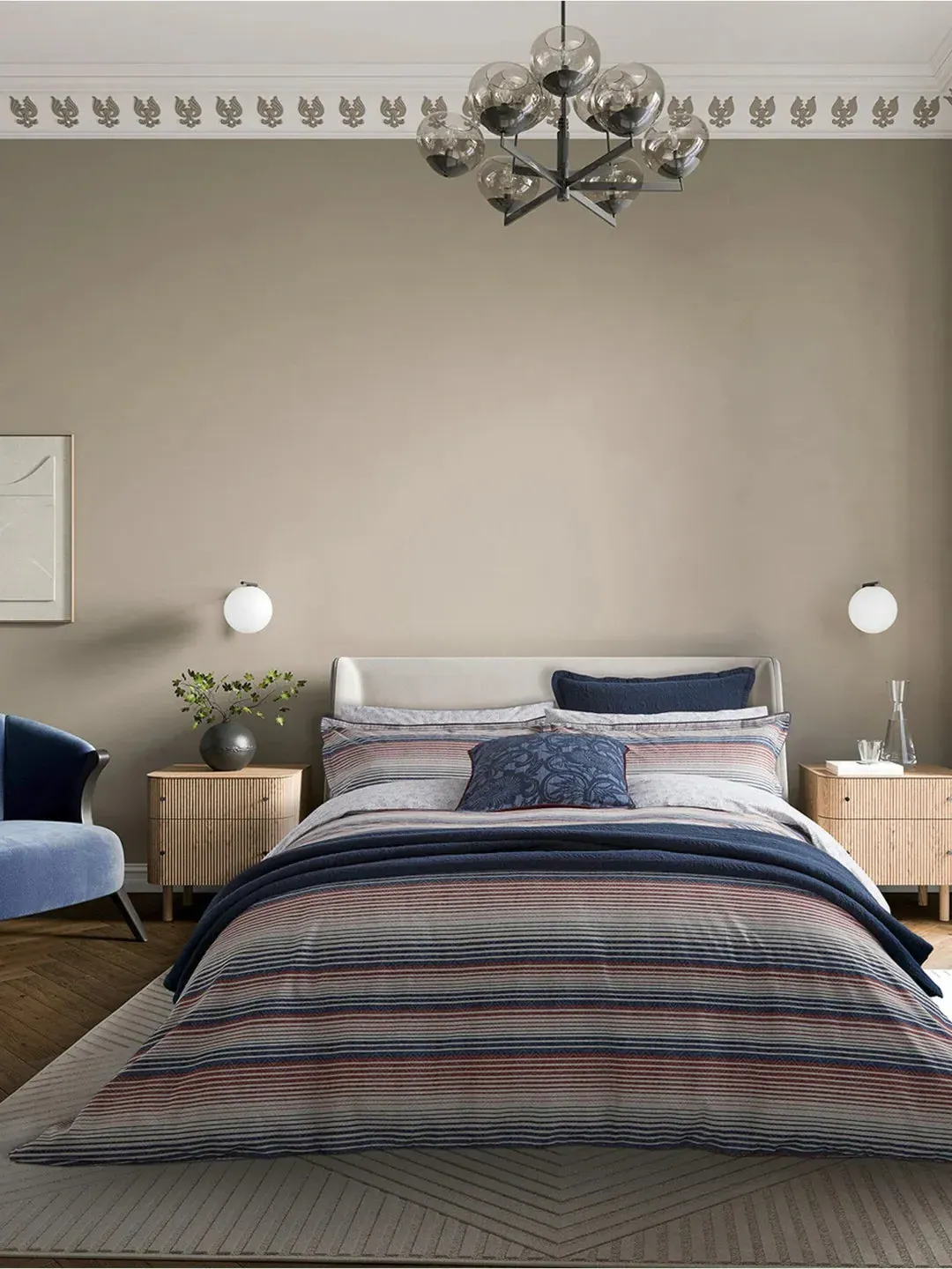 Duvet Cover Set with Pillowcase - Navy image
