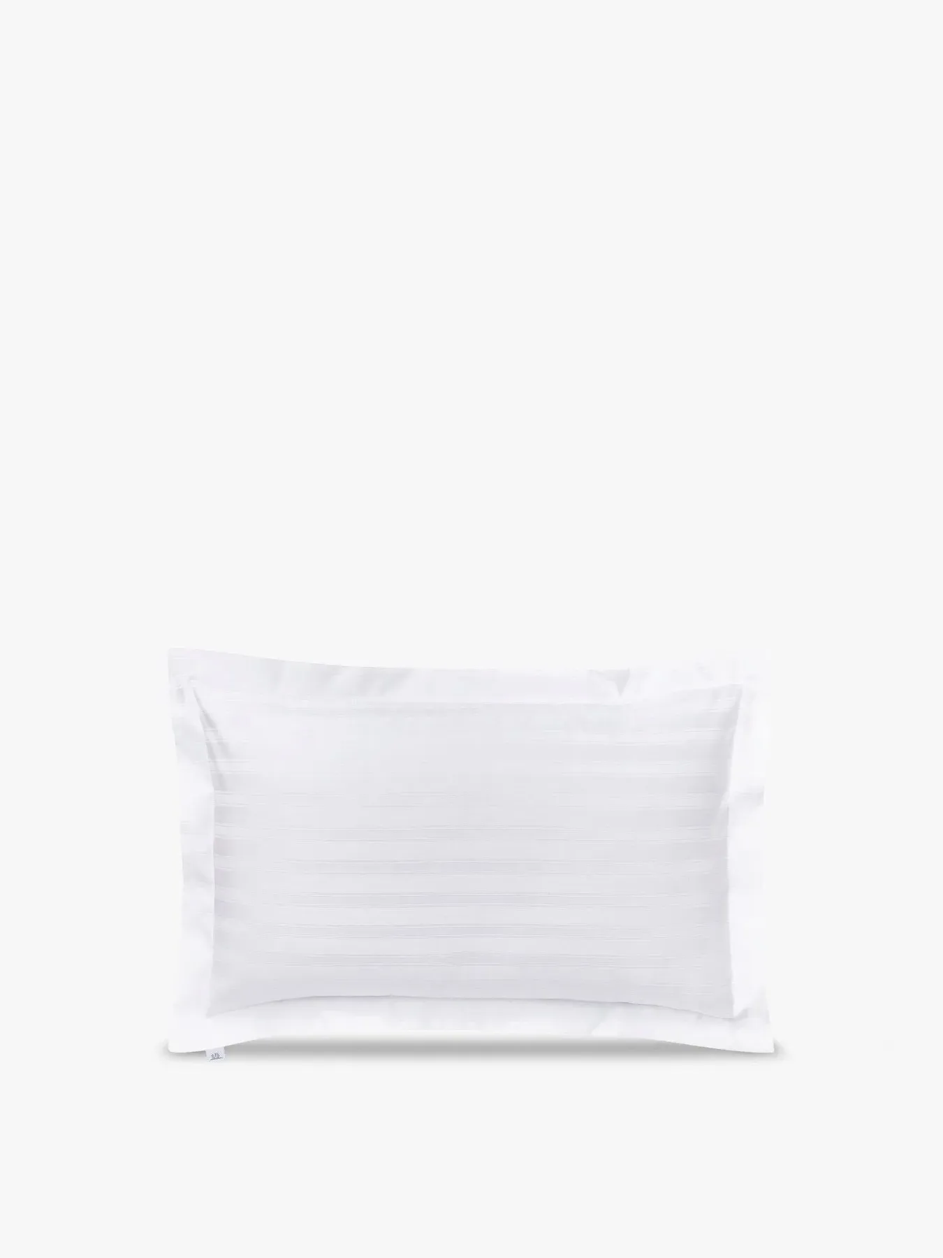 Oxford Pillowcase Sateen Stripe - Silver, Cotton image