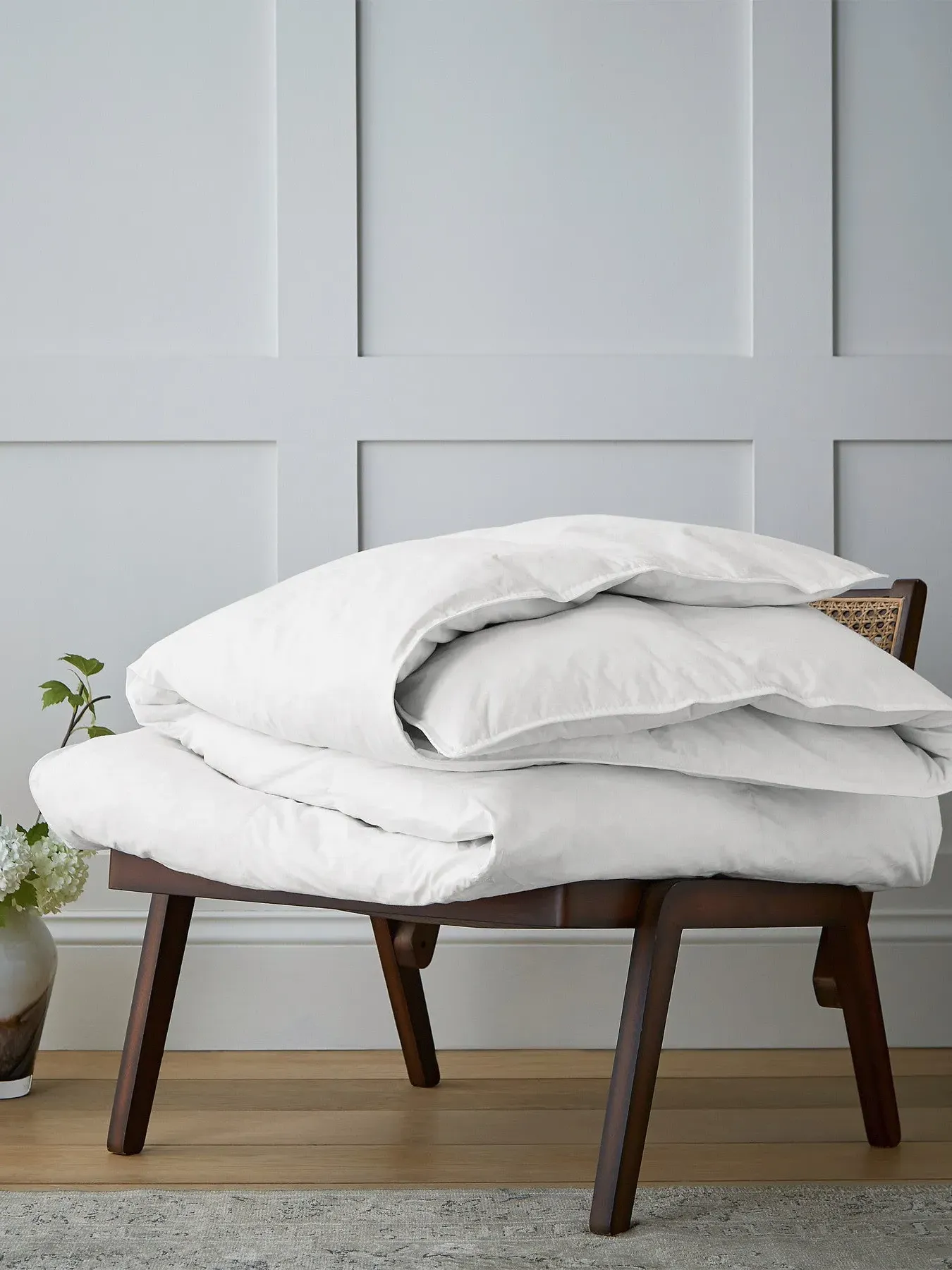 Superking Duvet 4.5 Tog - White, Cotton