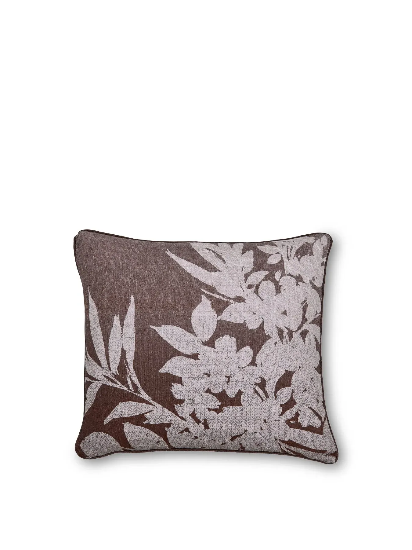 Floral Cushion with Silhouette Design - Multi image