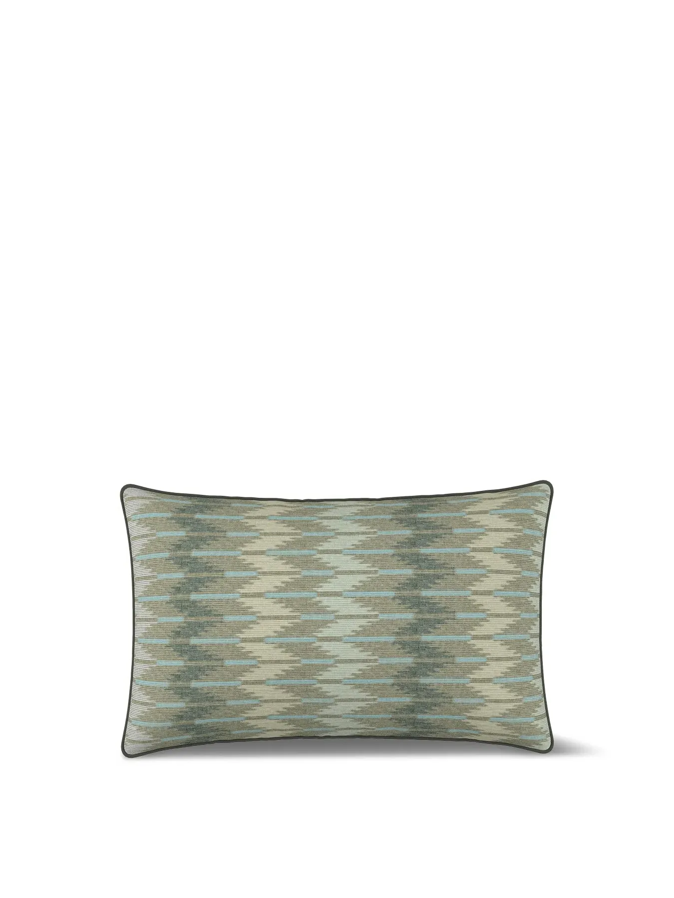 Paisley Print Cushion - Green image