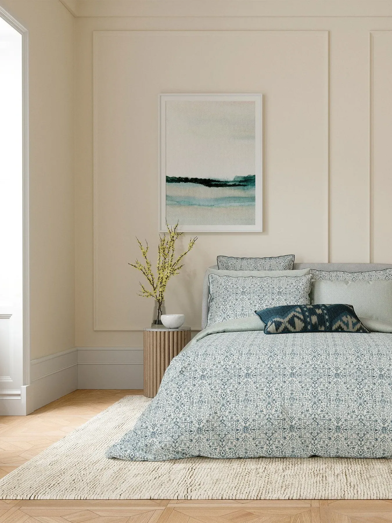 Single Duvet Cover Set - Blue image