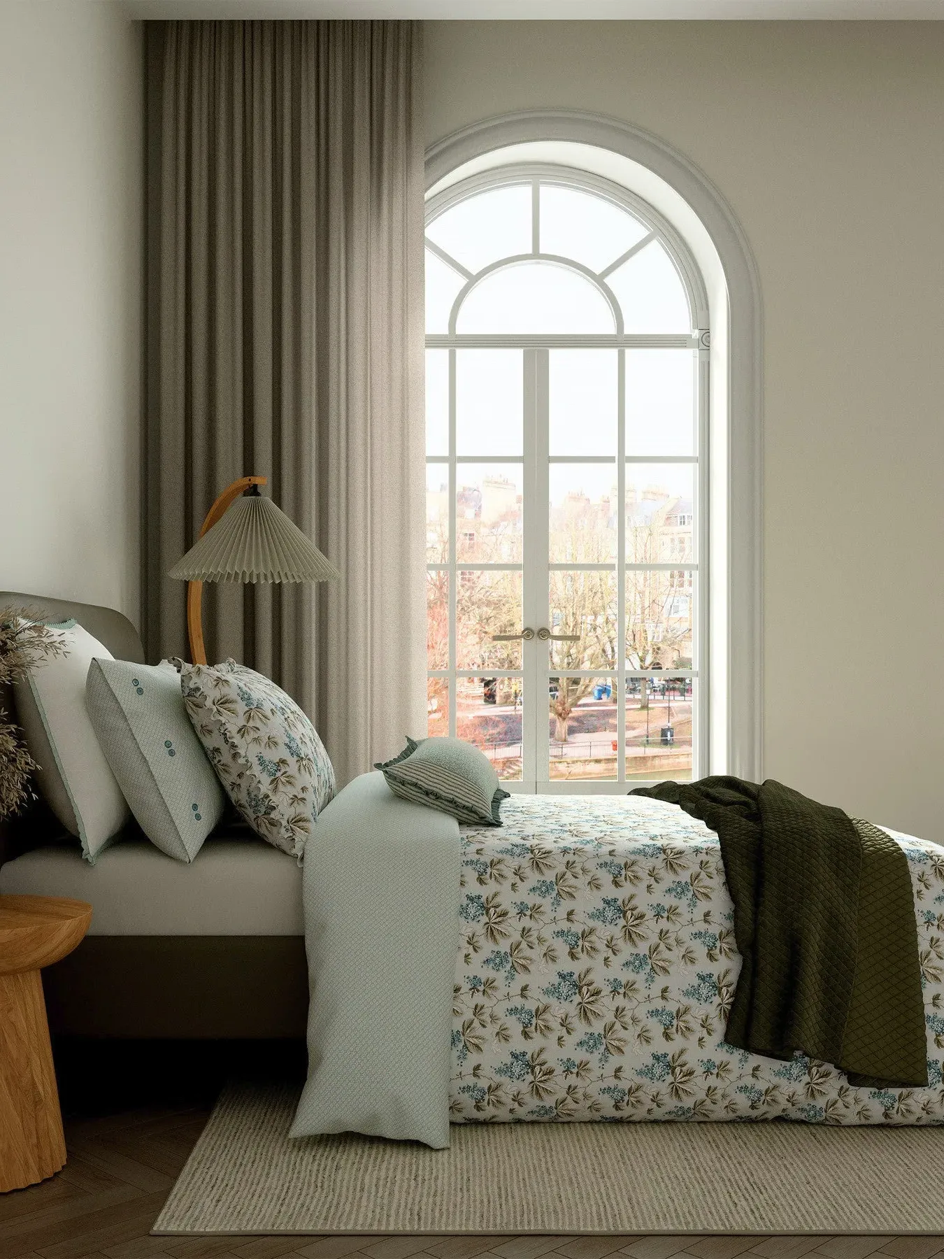Single Duvet Cover Set - Celadon, Cotton image