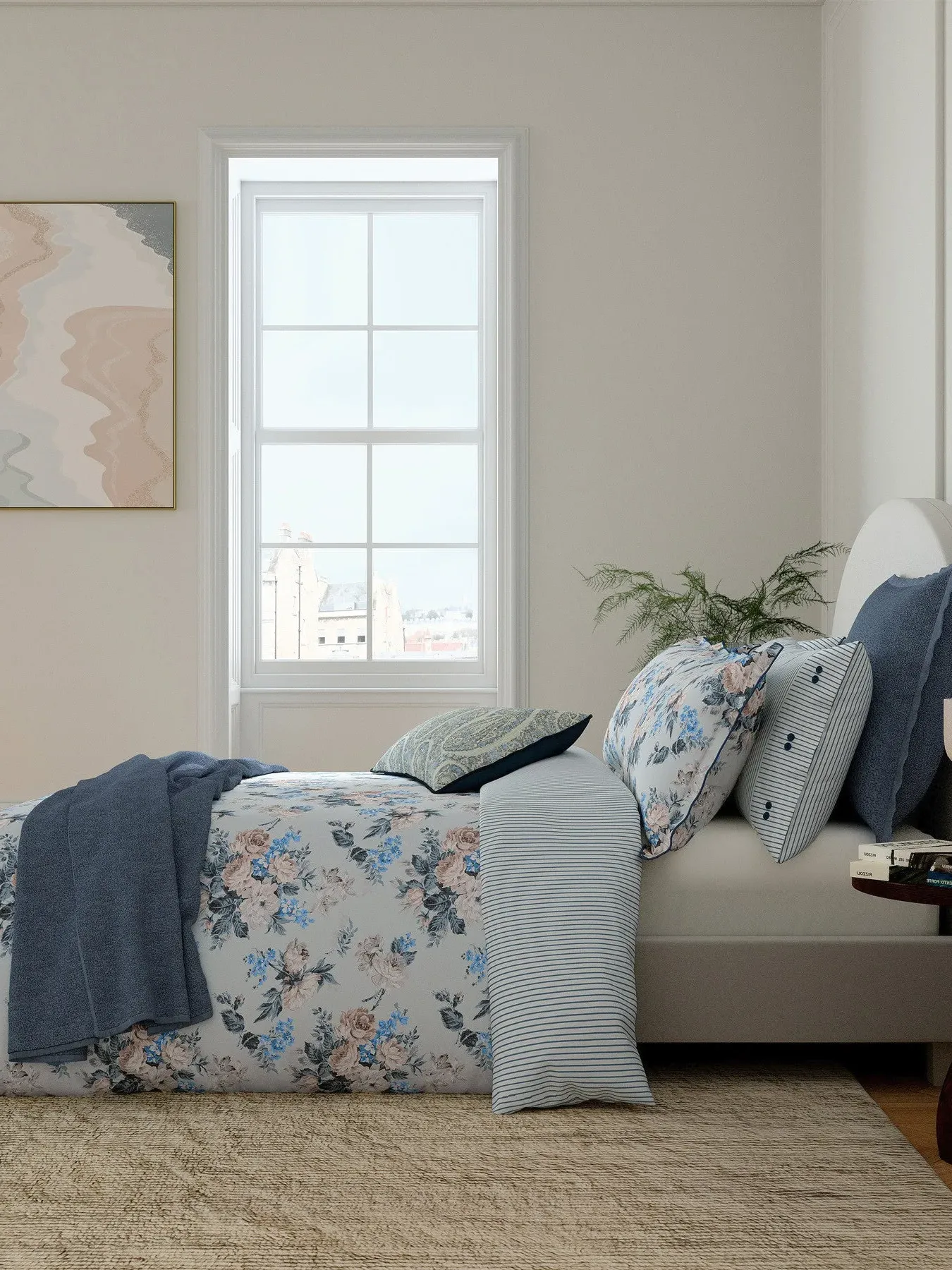 Single Duvet Cover Set - Chambray Blue image