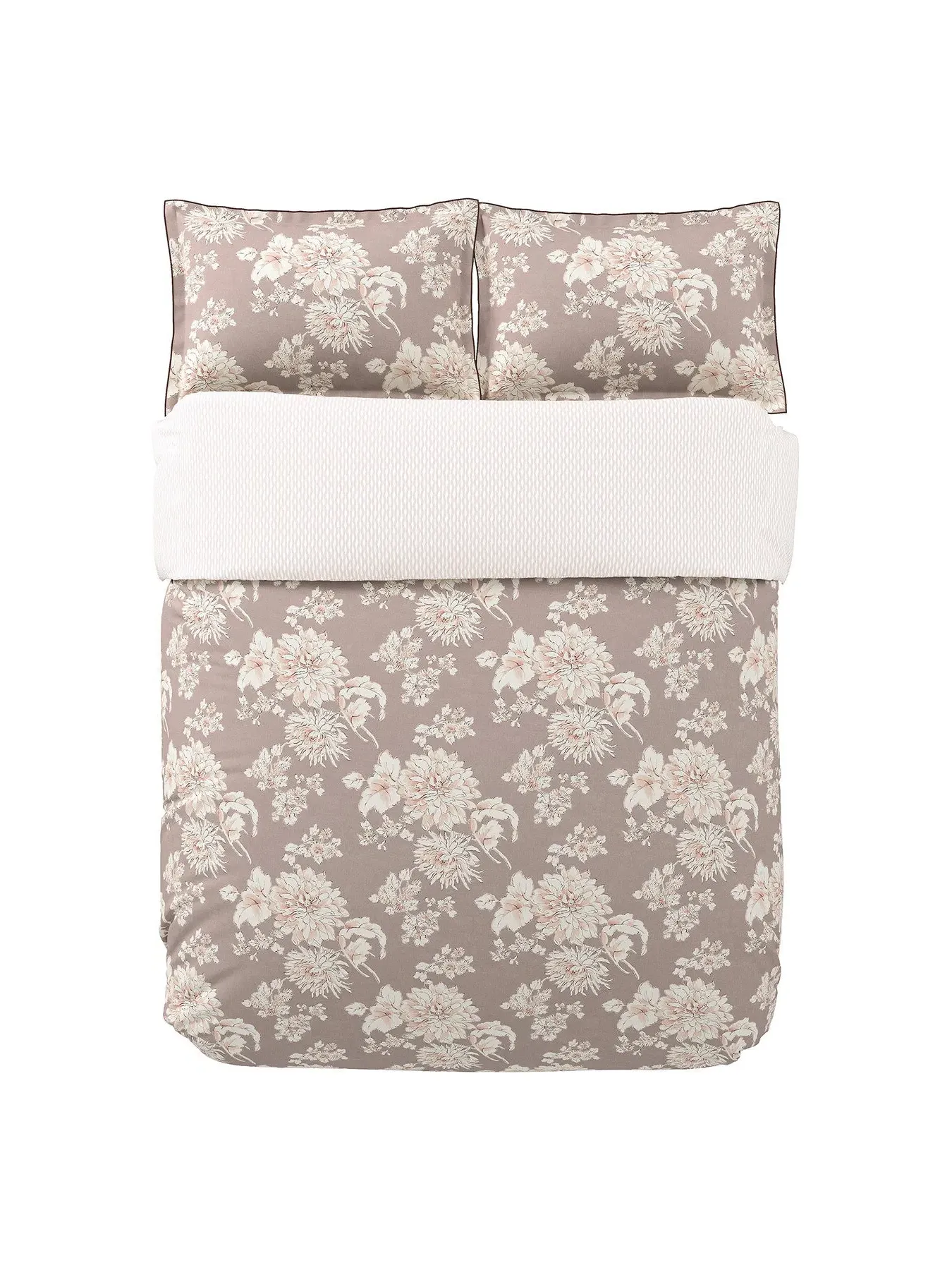 Single Duvet Cover Set - Dusky Pink, Cotton