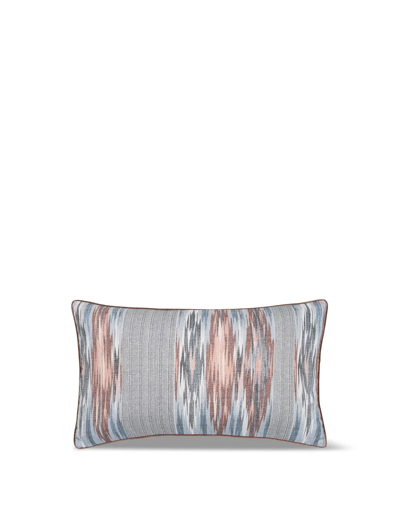 Square Cushion with Frill Edging - Pink, Cotton image