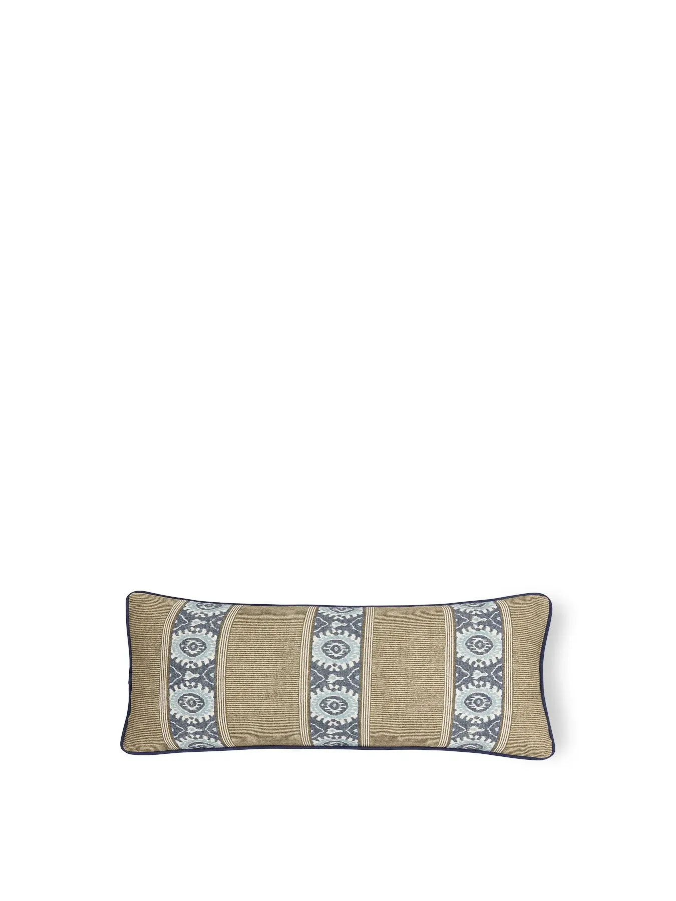 Square Cushion with Piped Detail - Multi, Cotton image