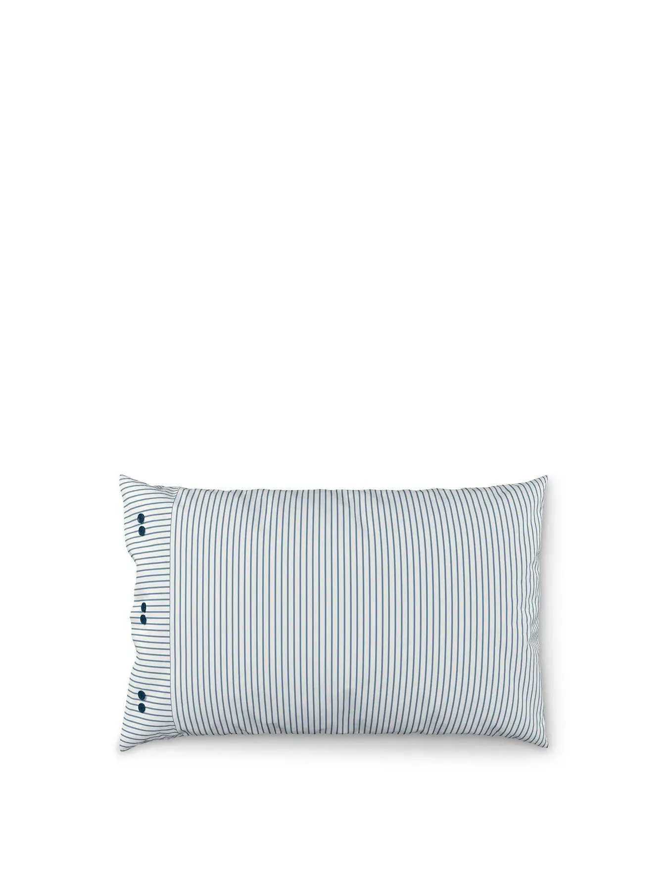 Standard Pillowcase Pair Floral - Blue, Cotton image