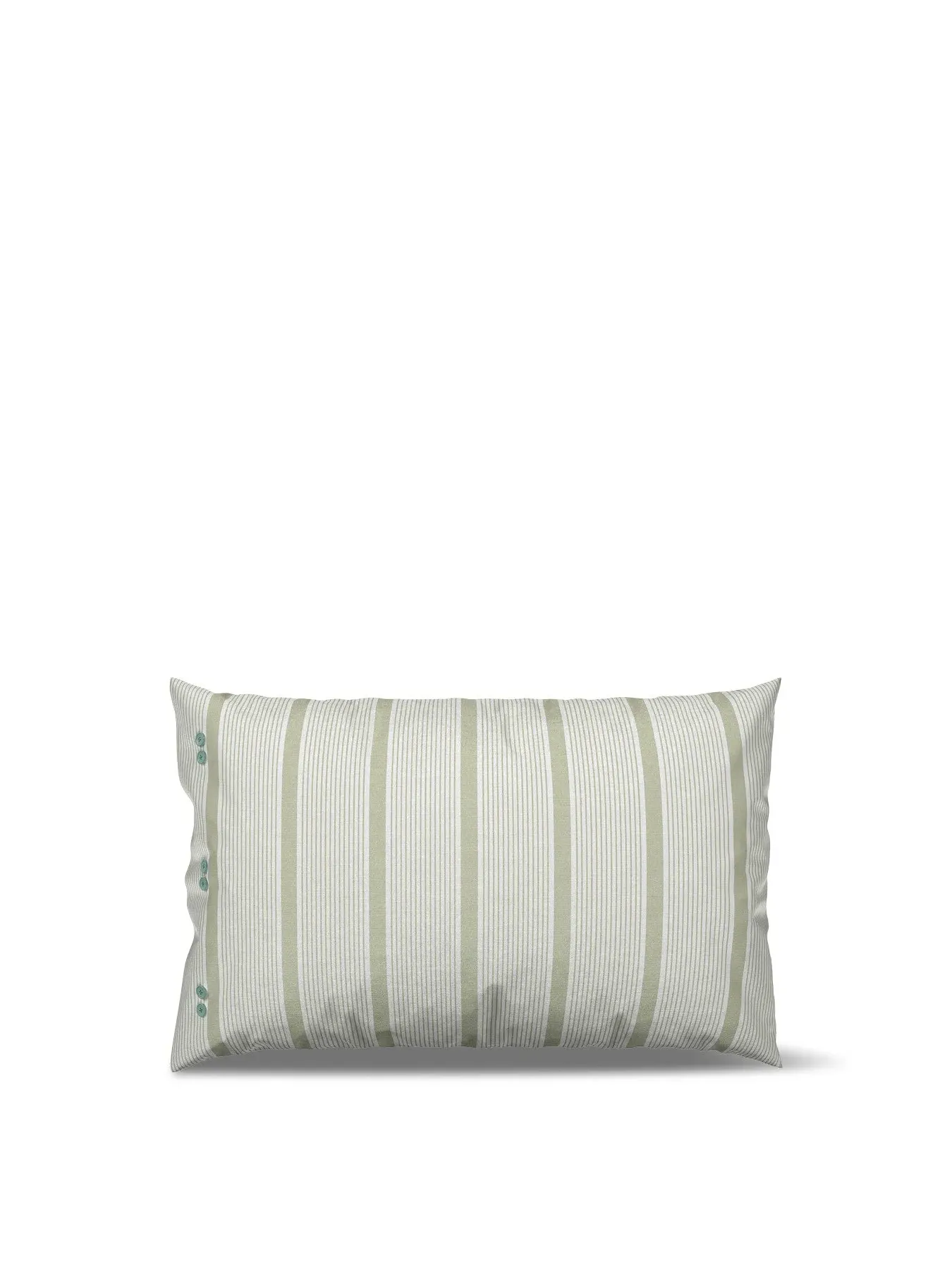 Standard Pillowcase Pair with Paisley Print - Green image
