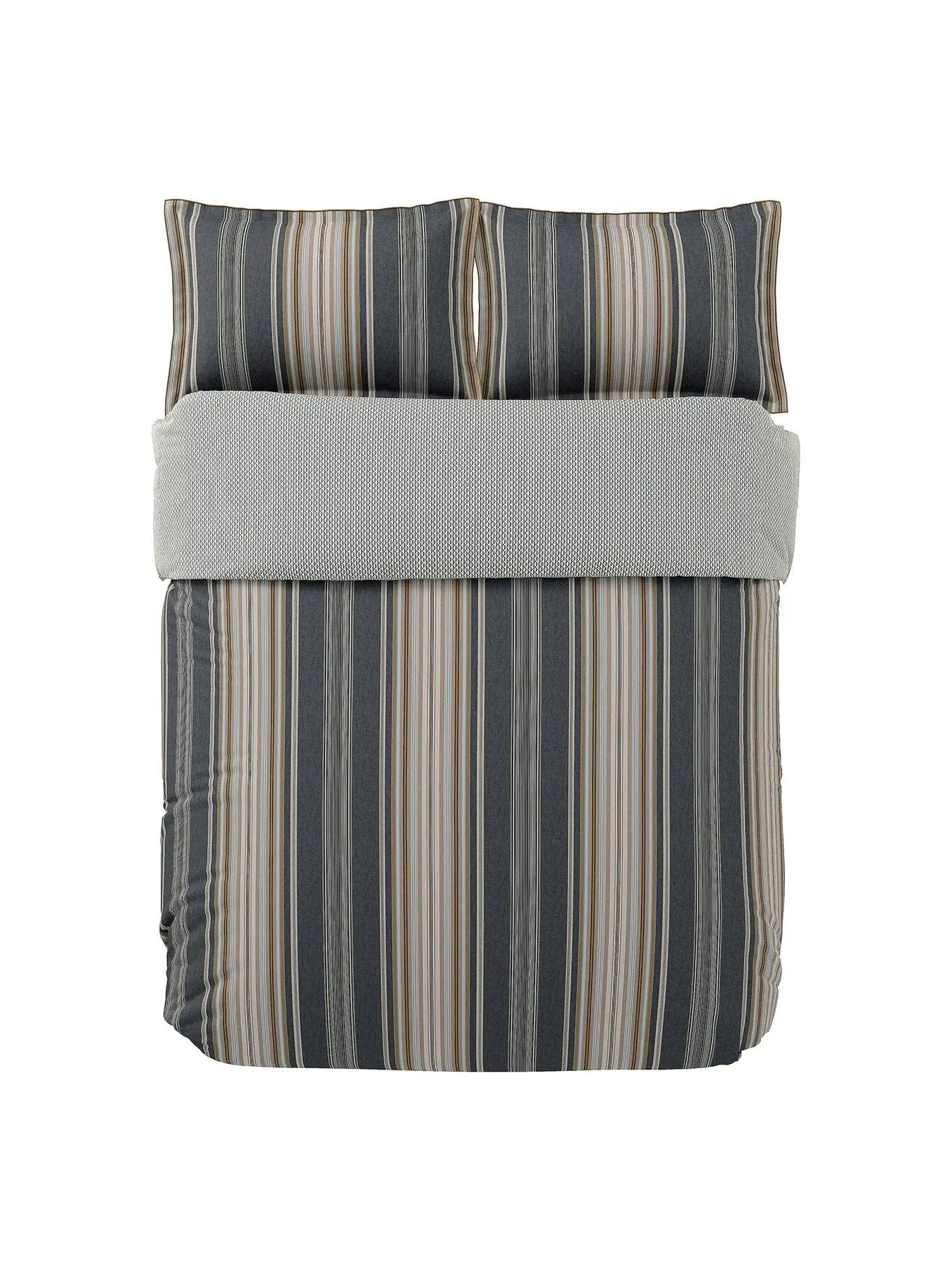 Super King Duvet Cover Set - Charcoal, Cotton