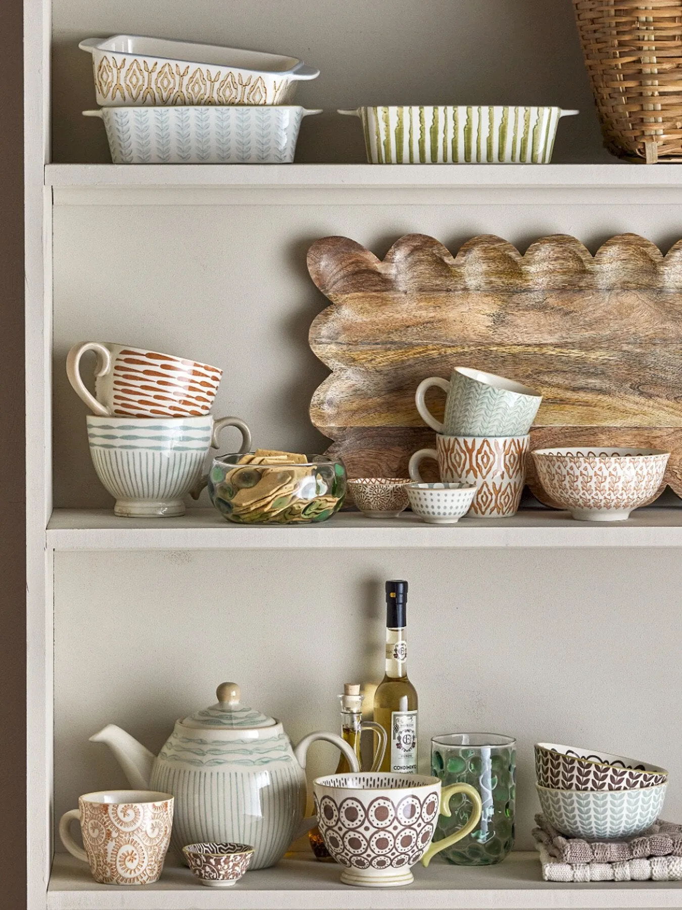 Ceramic Mug with Handle - Orange, Stoneware