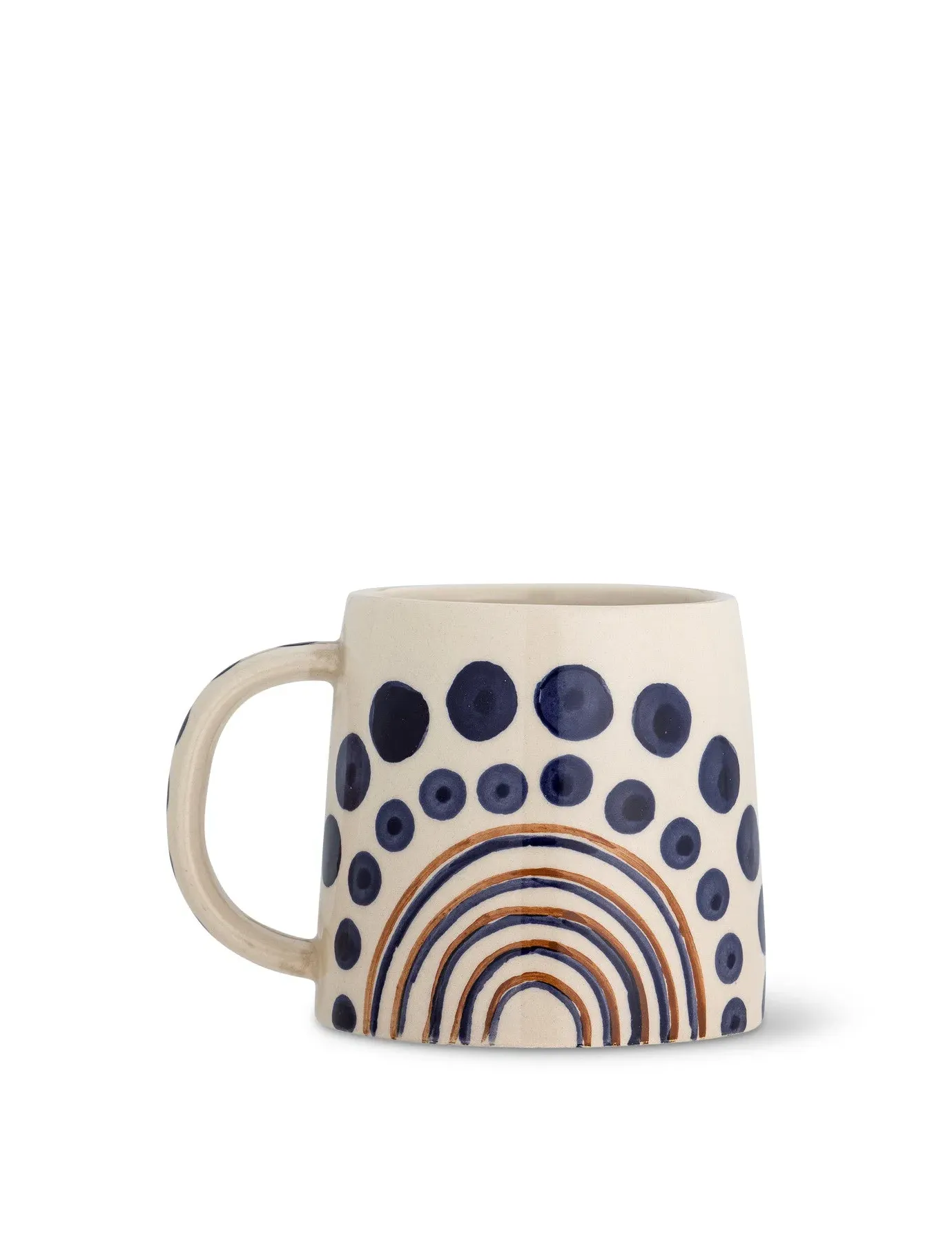 Hand-Painted Mug - Orange, Ceramic image