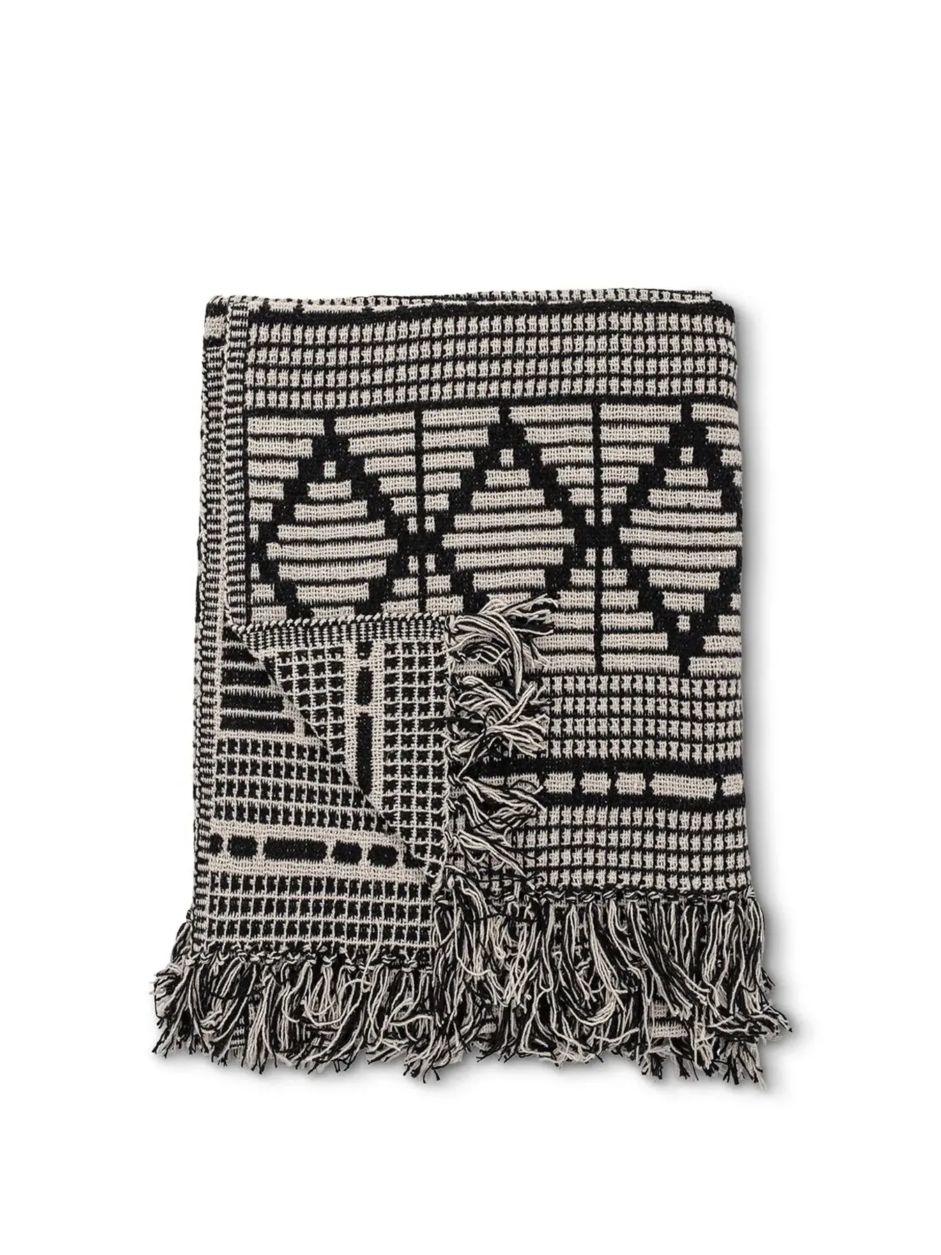 Large Throw Blanket - Black image