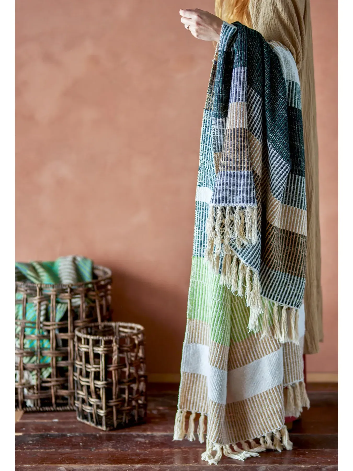 Large Throw Blanket - Brown