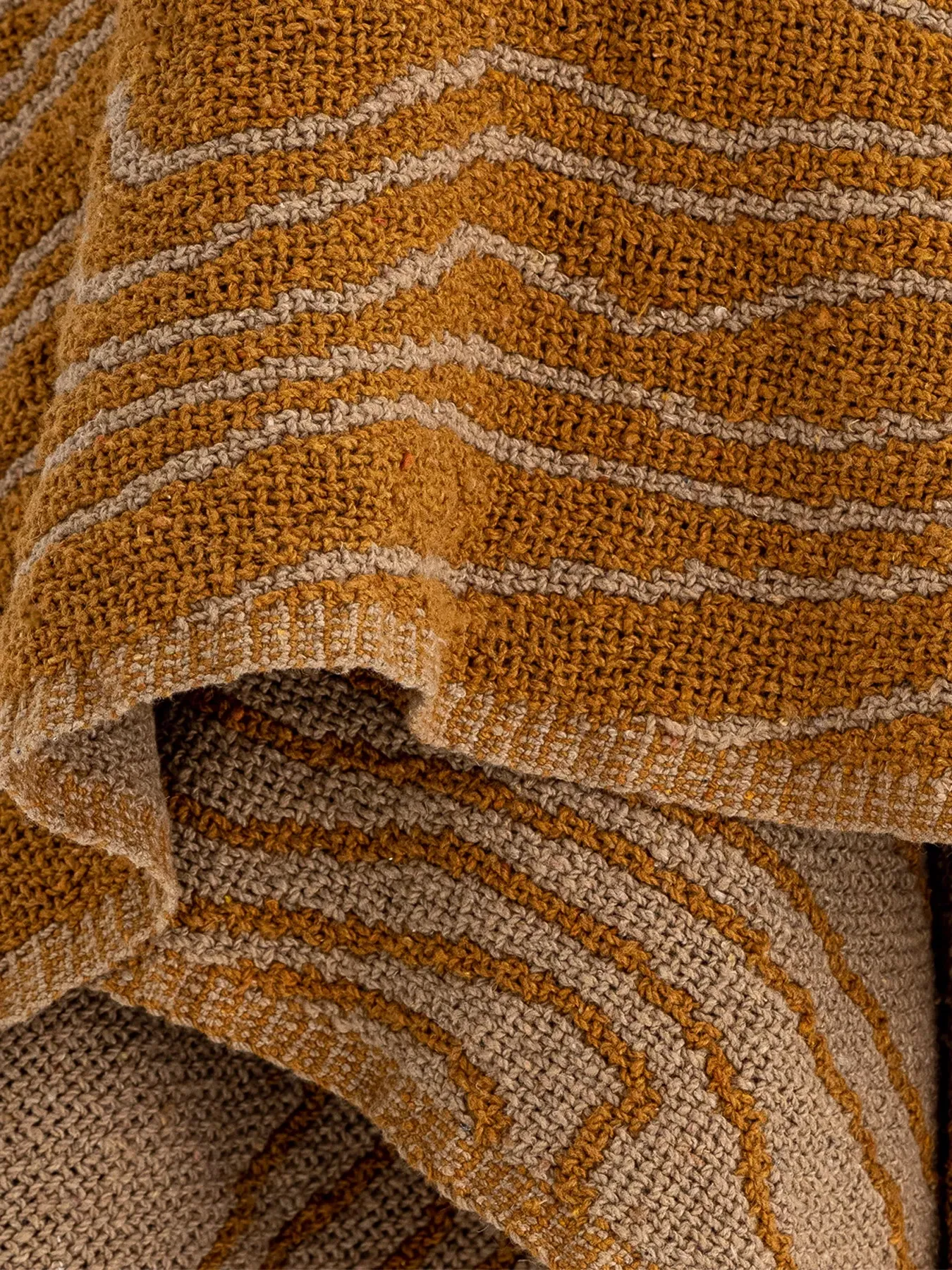 Large Throw Blanket - Brown