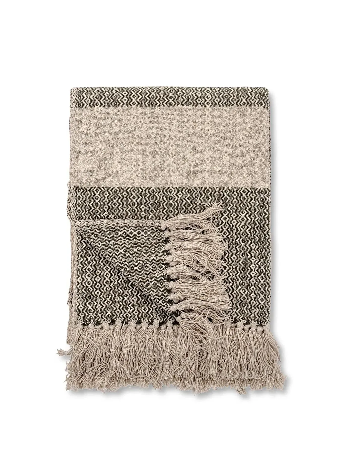 Large Throw Blanket - Green image