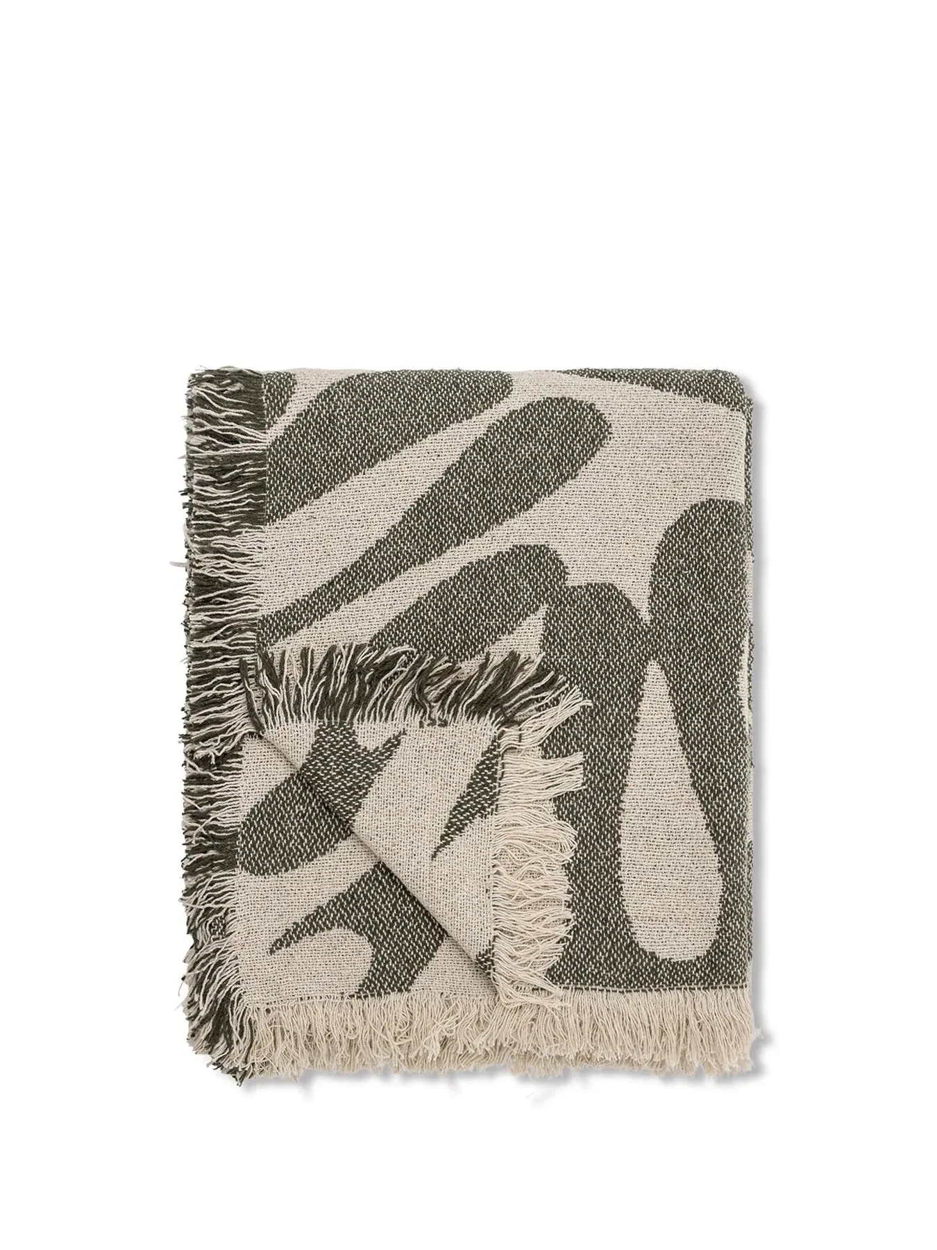 Large Throw Blanket - Green image