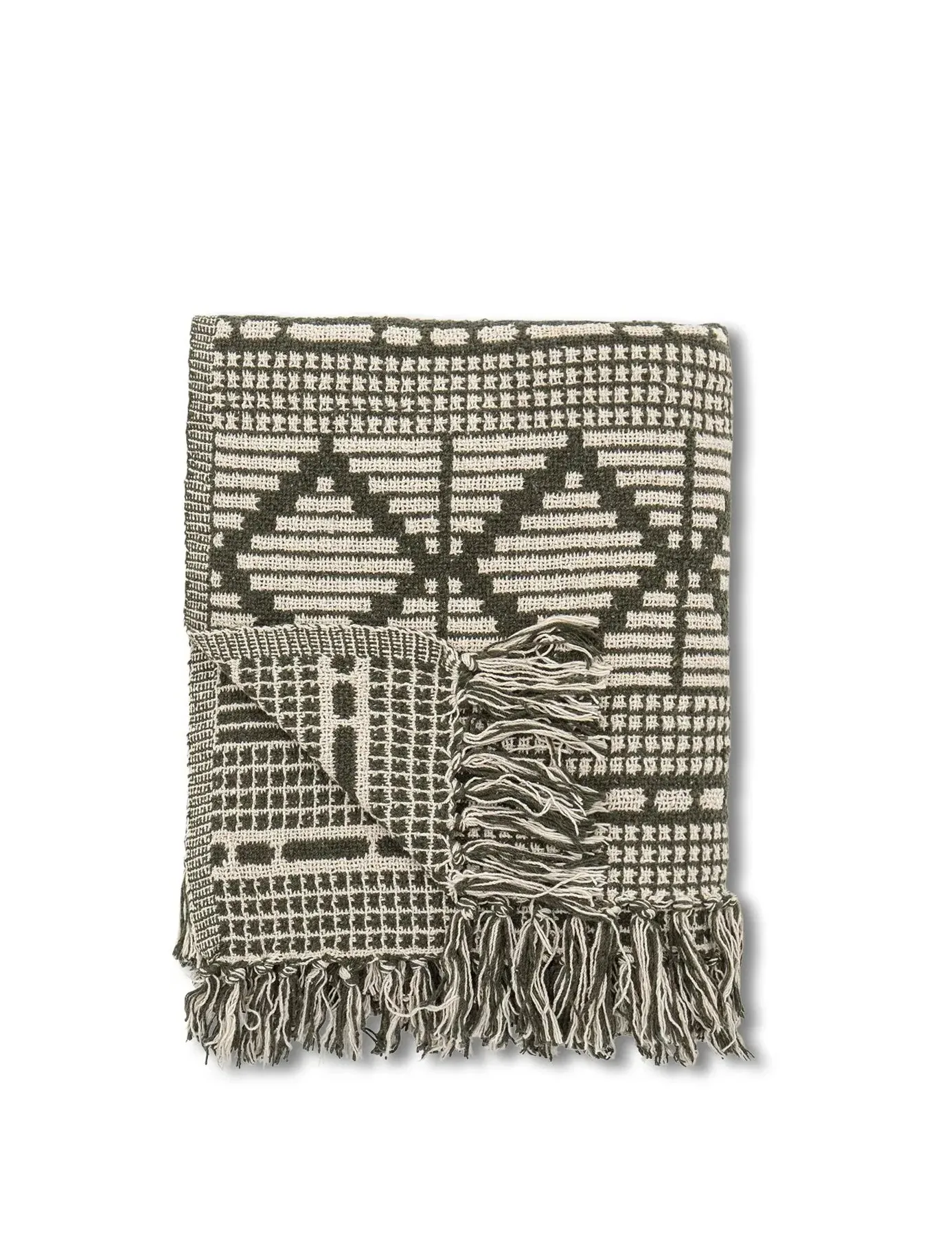 Large Throw Blanket - Green image