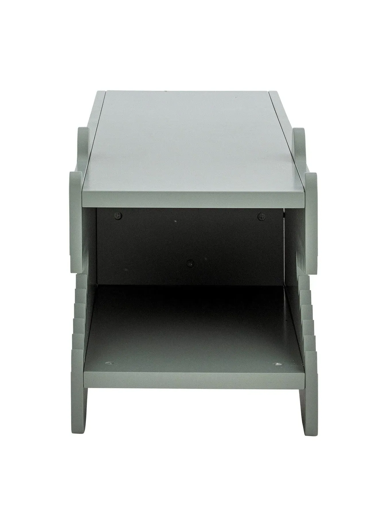 Alligator Bench with Storage - Green, MDF