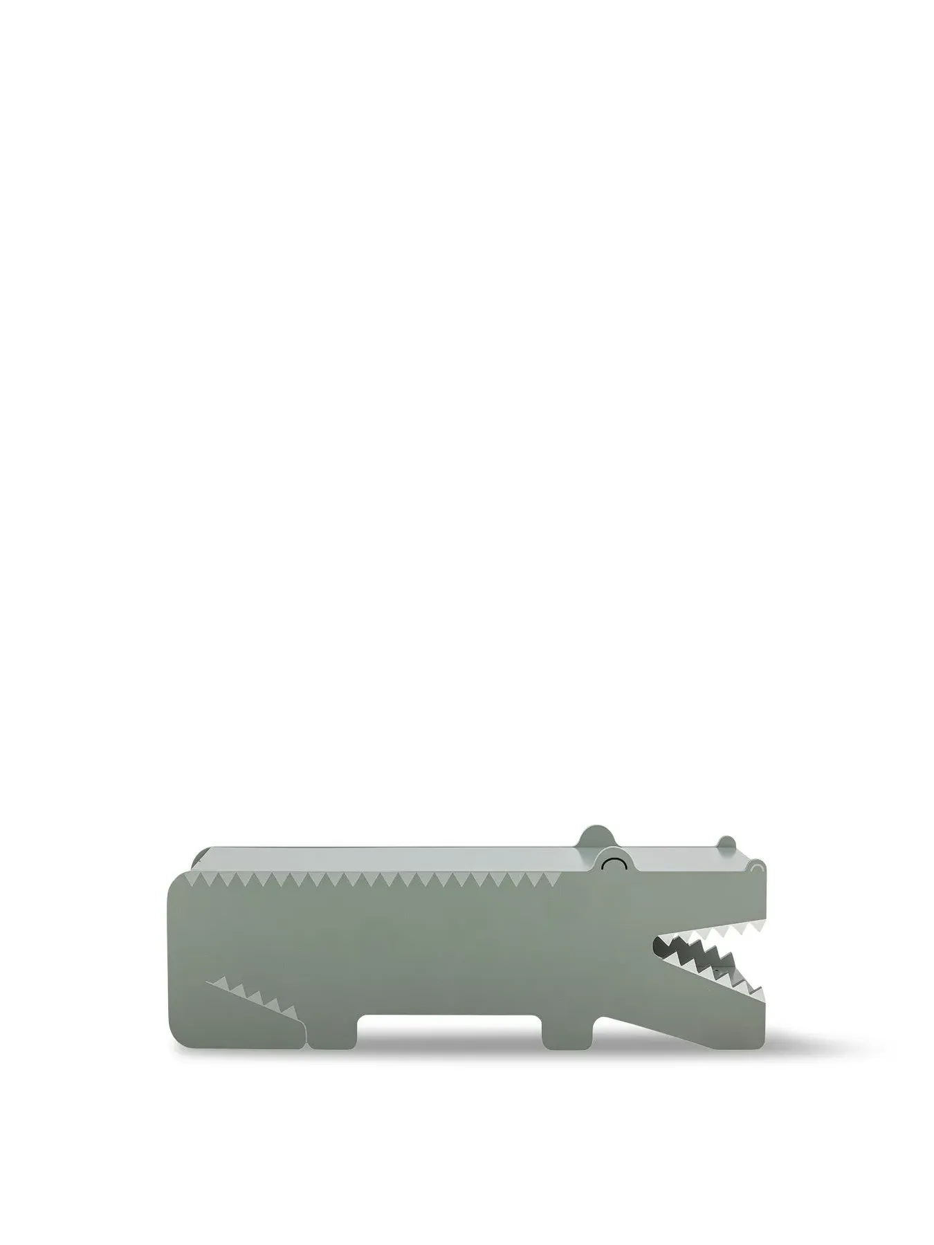 Alligator Bench with Storage - Green, MDF