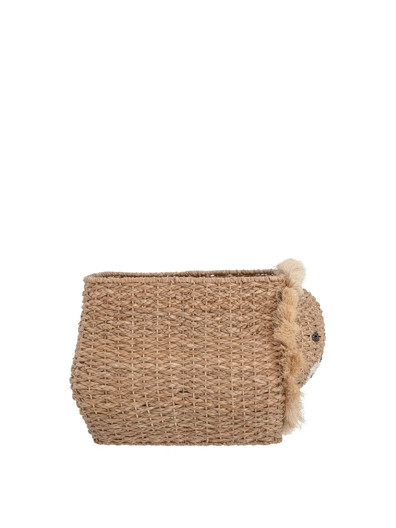 Storage Basket with Lion Design - Natural Bankuan