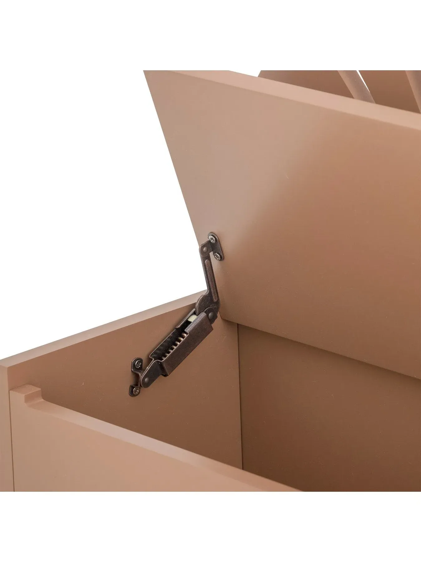Storage Bench with Soft-Close - Brown, MDF