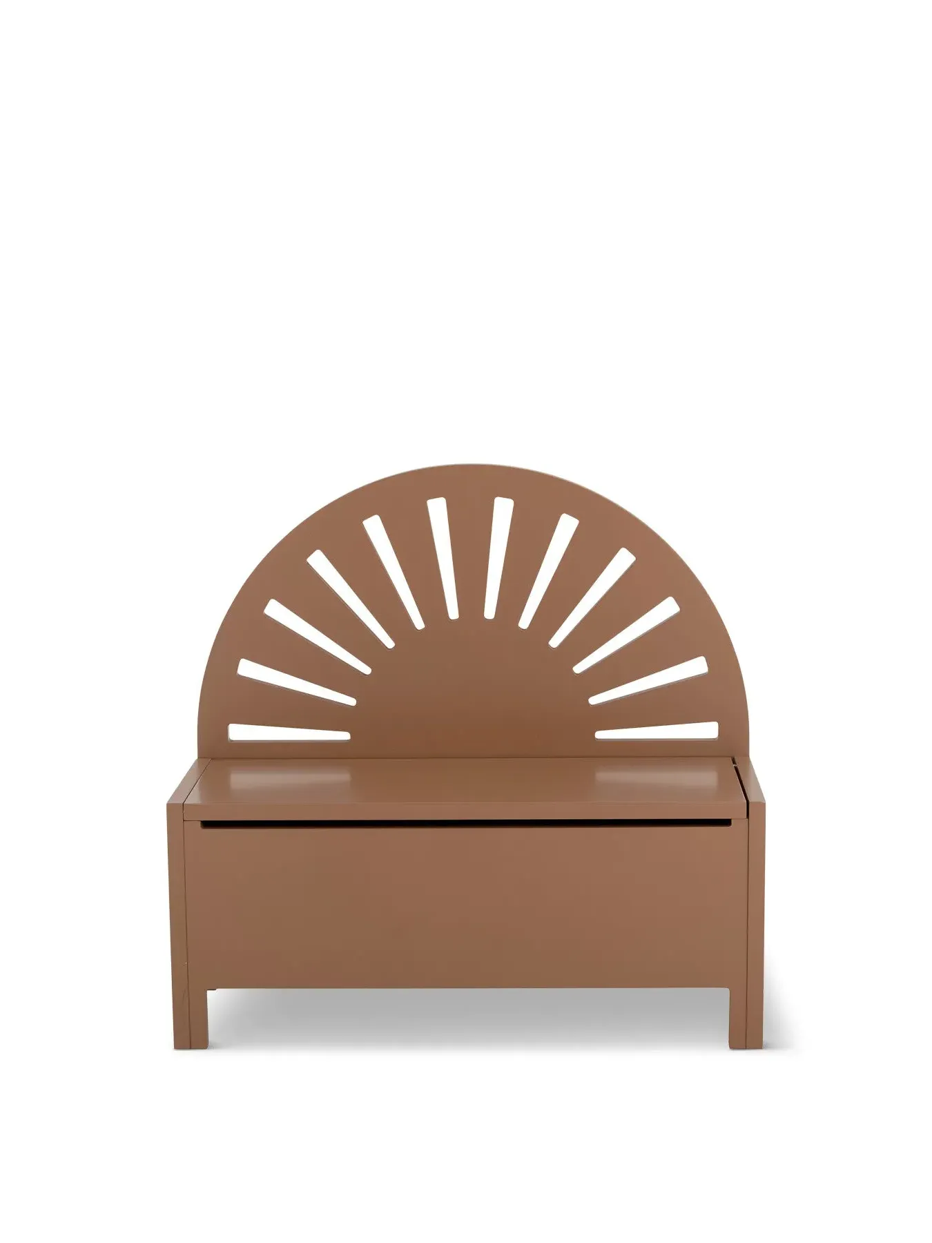 Storage Bench with Soft-Close - Brown, MDF image