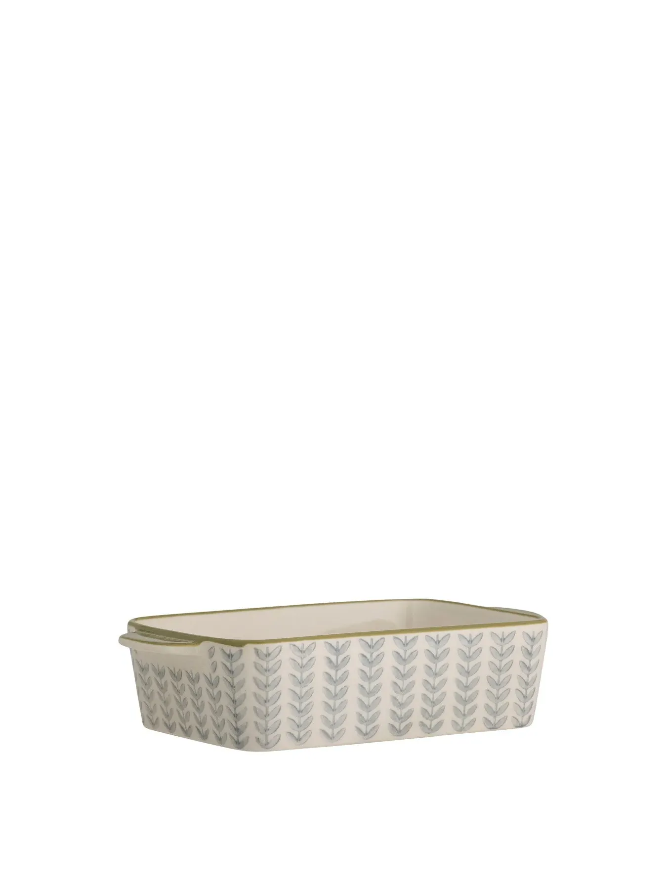 Rectangular Oven Dish with Handles - Green Blue