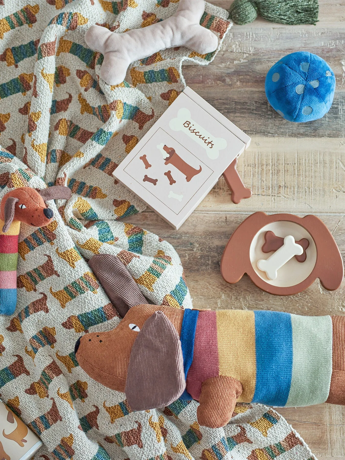 Throw Blanket with Tassels - Brown, Cotton