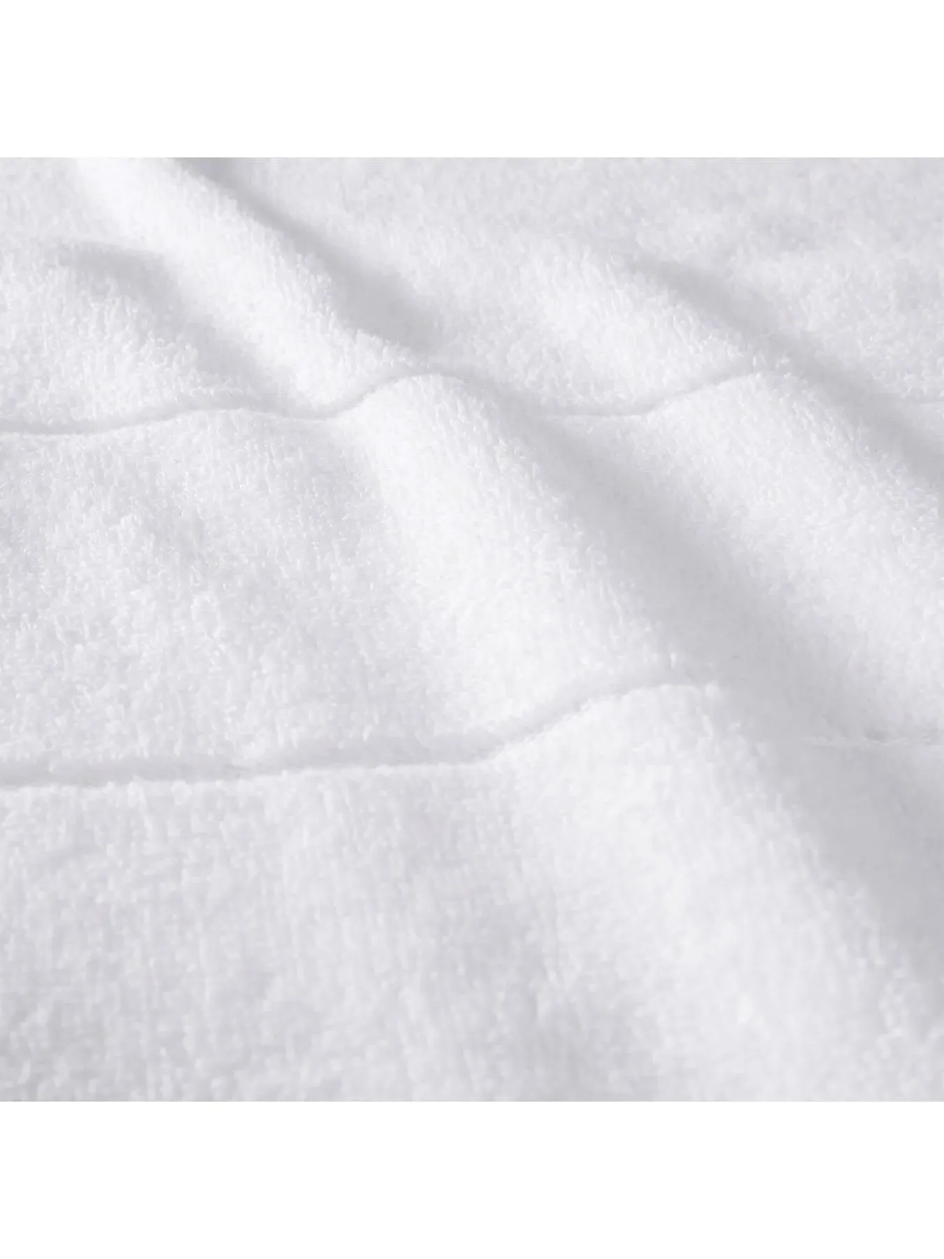 Bath Towel with Logo Embroidery - Ice, Cotton