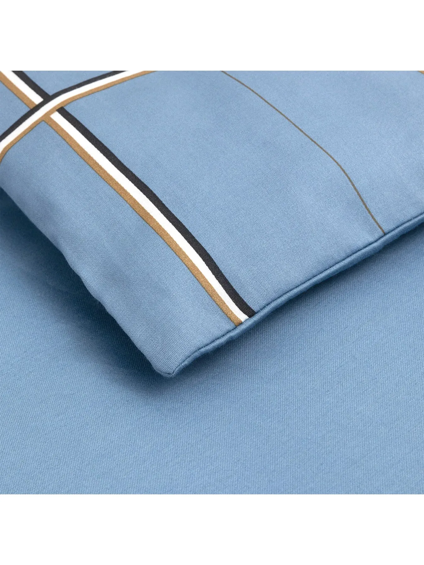 Double Check Duvet Cover - Blue