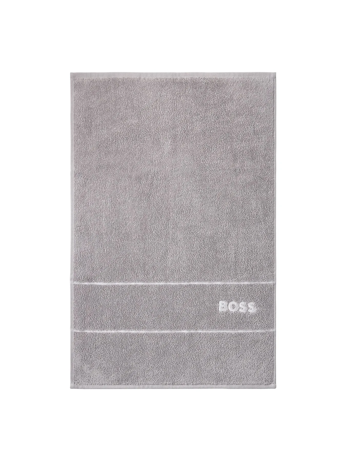 Guest Towel with Logo Embroidery - Concrete