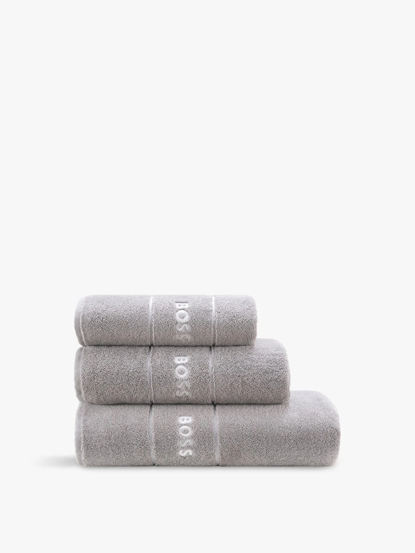 Guest Towel with Logo Embroidery - Concrete image
