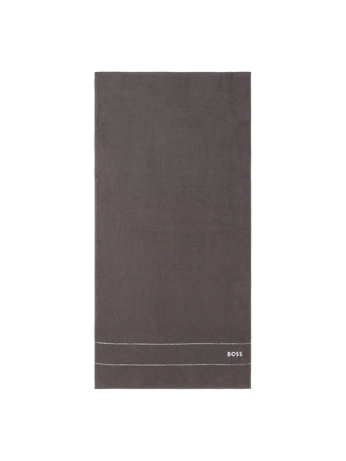 Hand Towel Plain Design - Graphite, Cotton