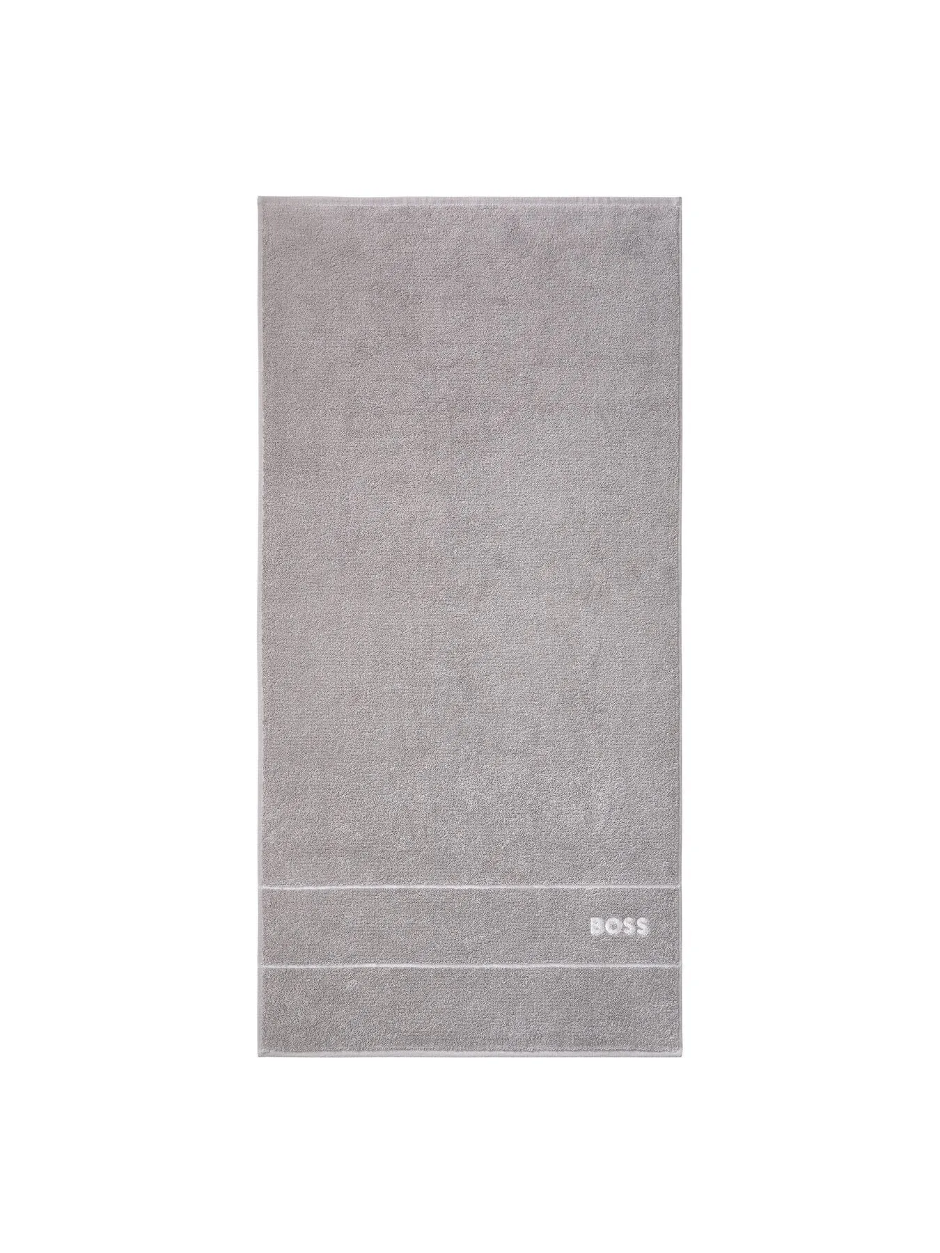 Hand Towel with Logo Embroidery - Concrete