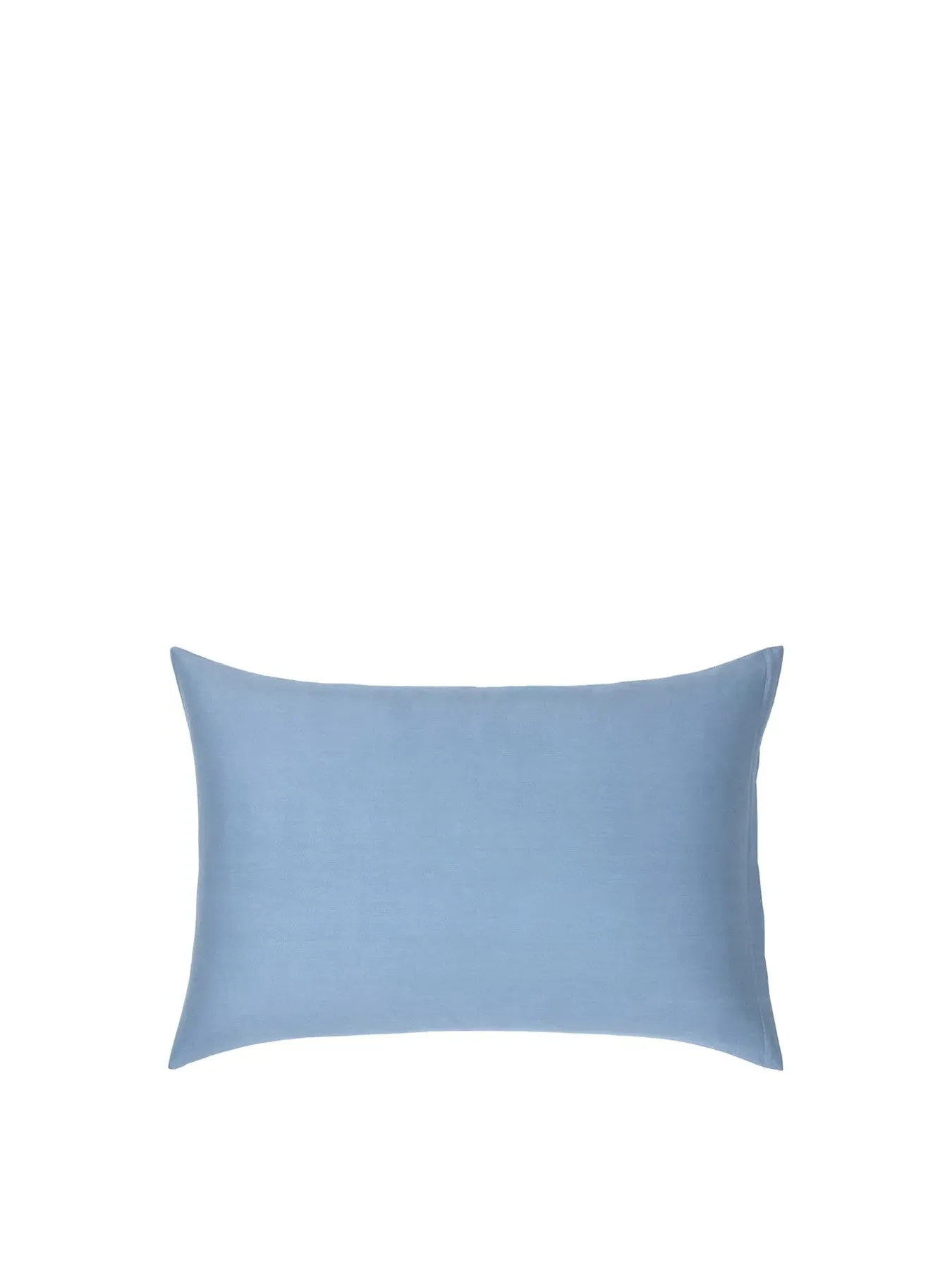 Standard Pillowcase Check Pattern - Blue, Cotton
