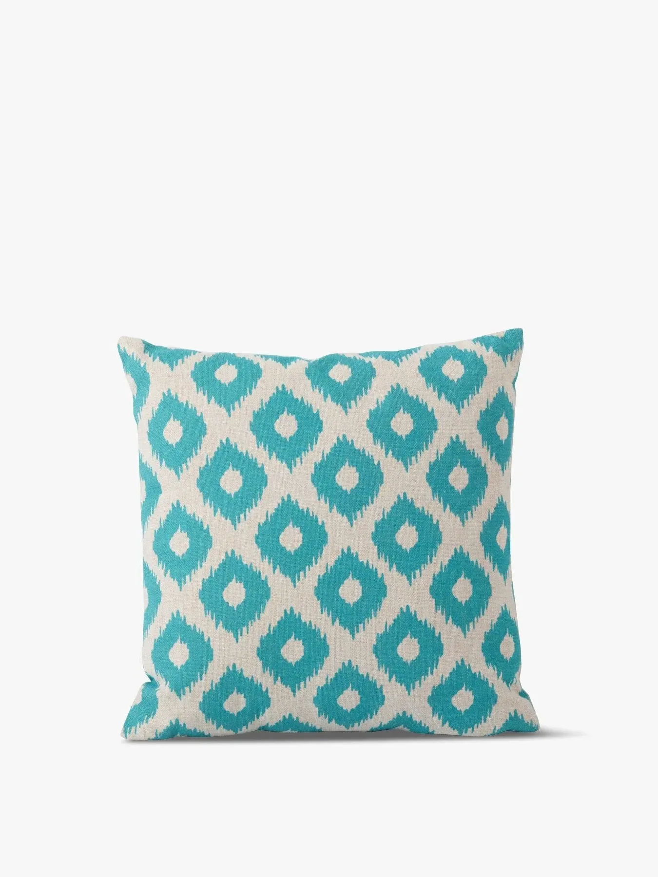 Square Scatter Cushion Lattice Pattern - Green image
