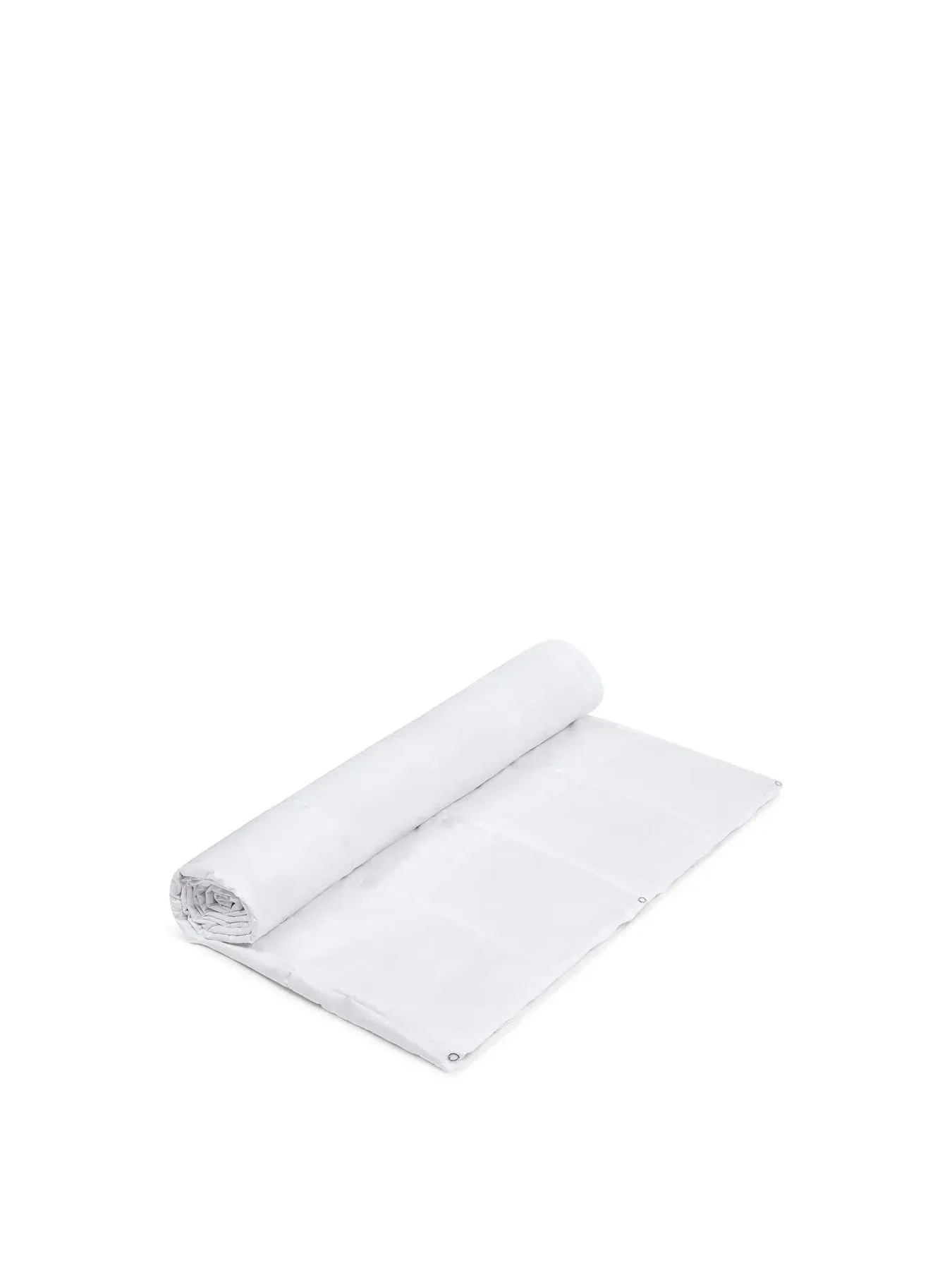 Double Duvet with Press Studs - White, Cotton