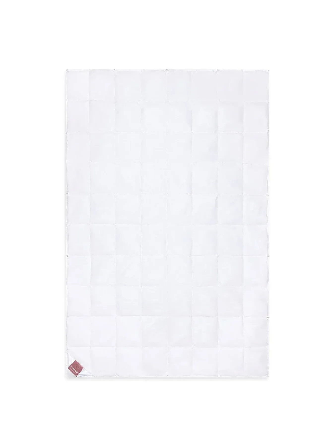 Double Goose Down Duvet 4 Tog - White, Cotton