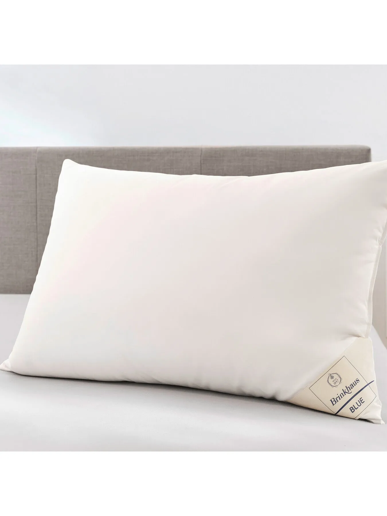 Square Down Pillow Medium Support - White