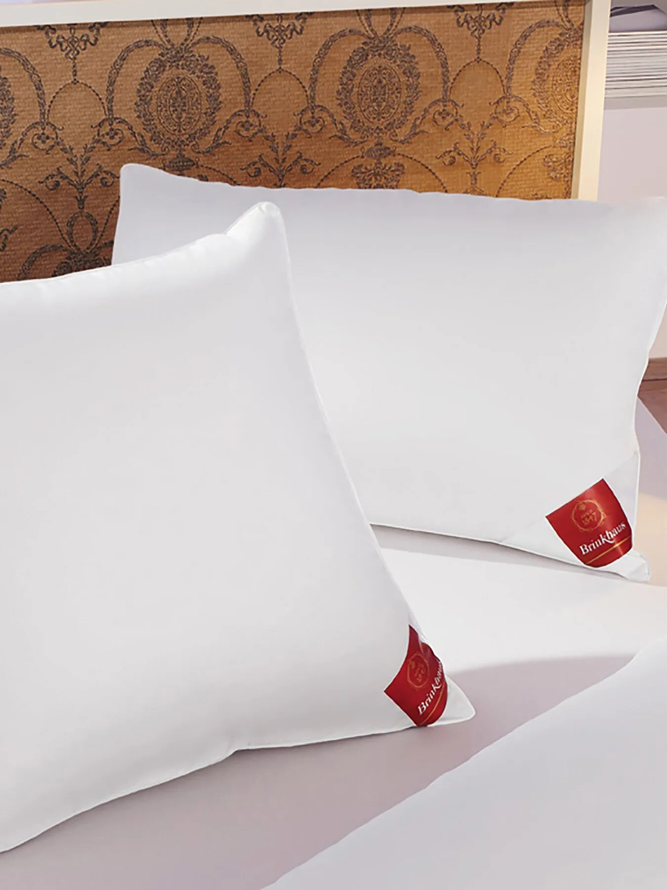Standard Twin Pillow with Dual Filling - White image