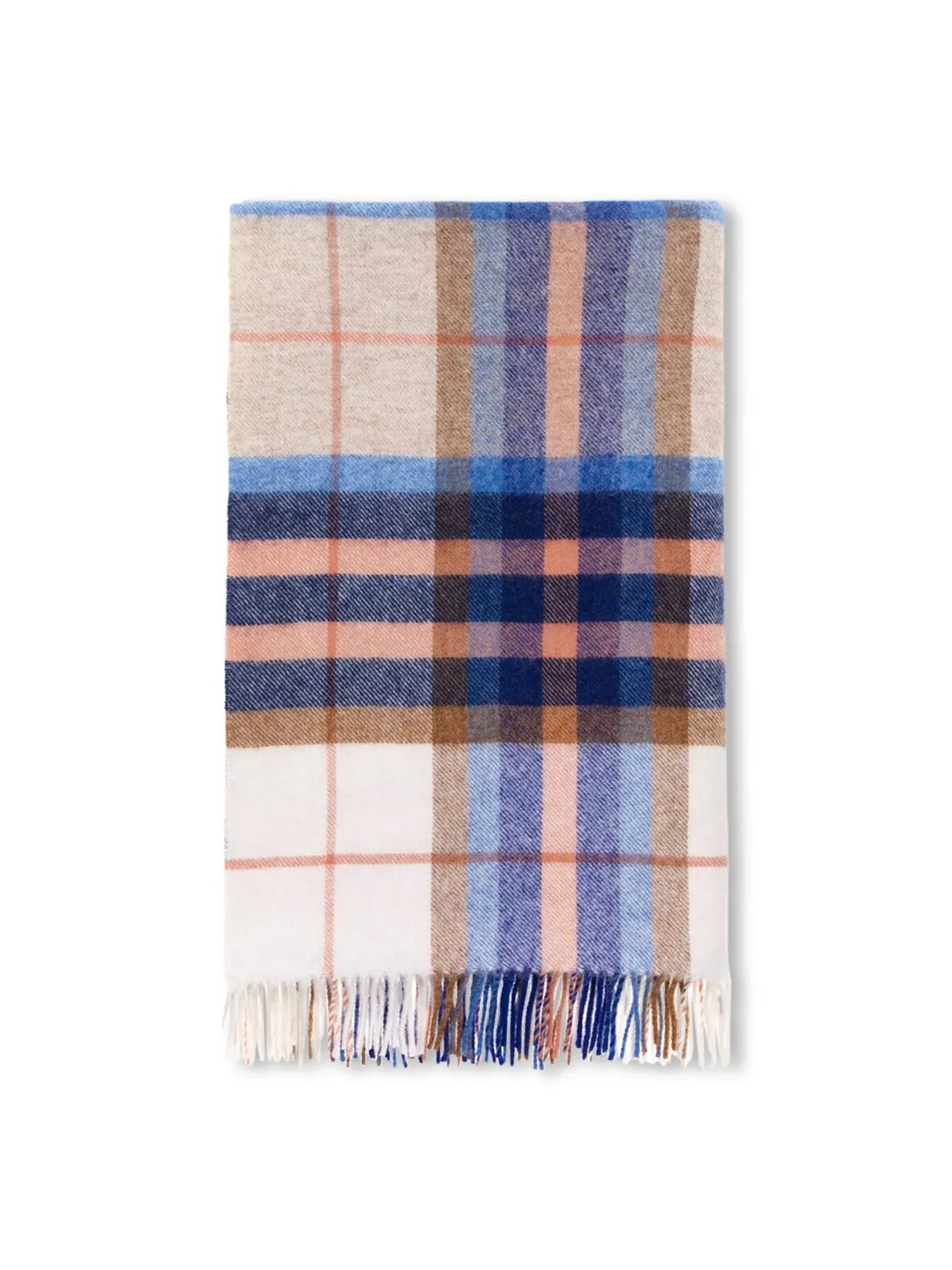 Falmouth Lambswool Blanket - Ivory, Wool image