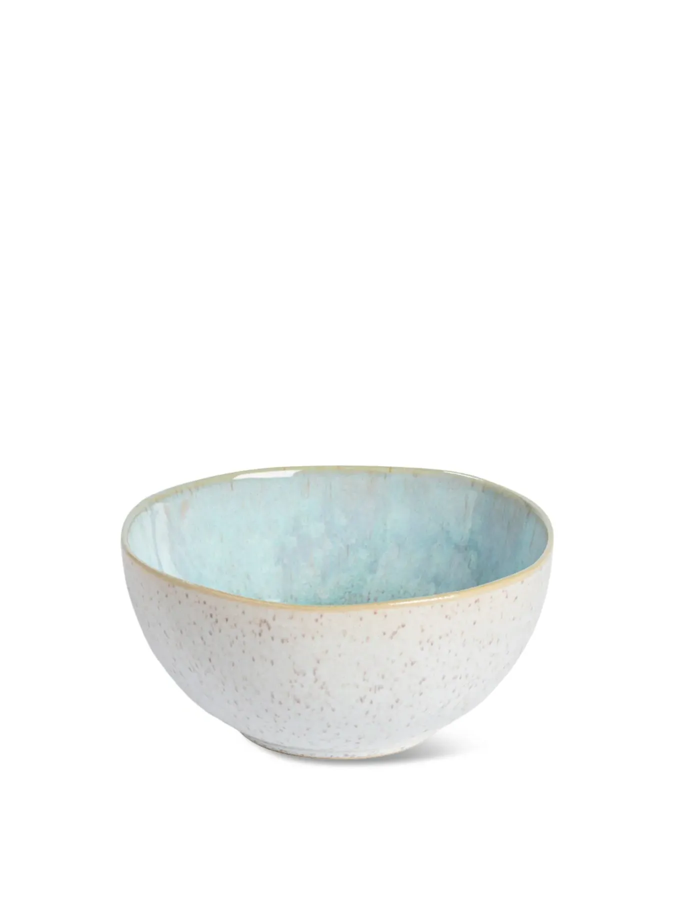 16cm Soup Bowl Handcrafted - Sea Blue, Ceramic image