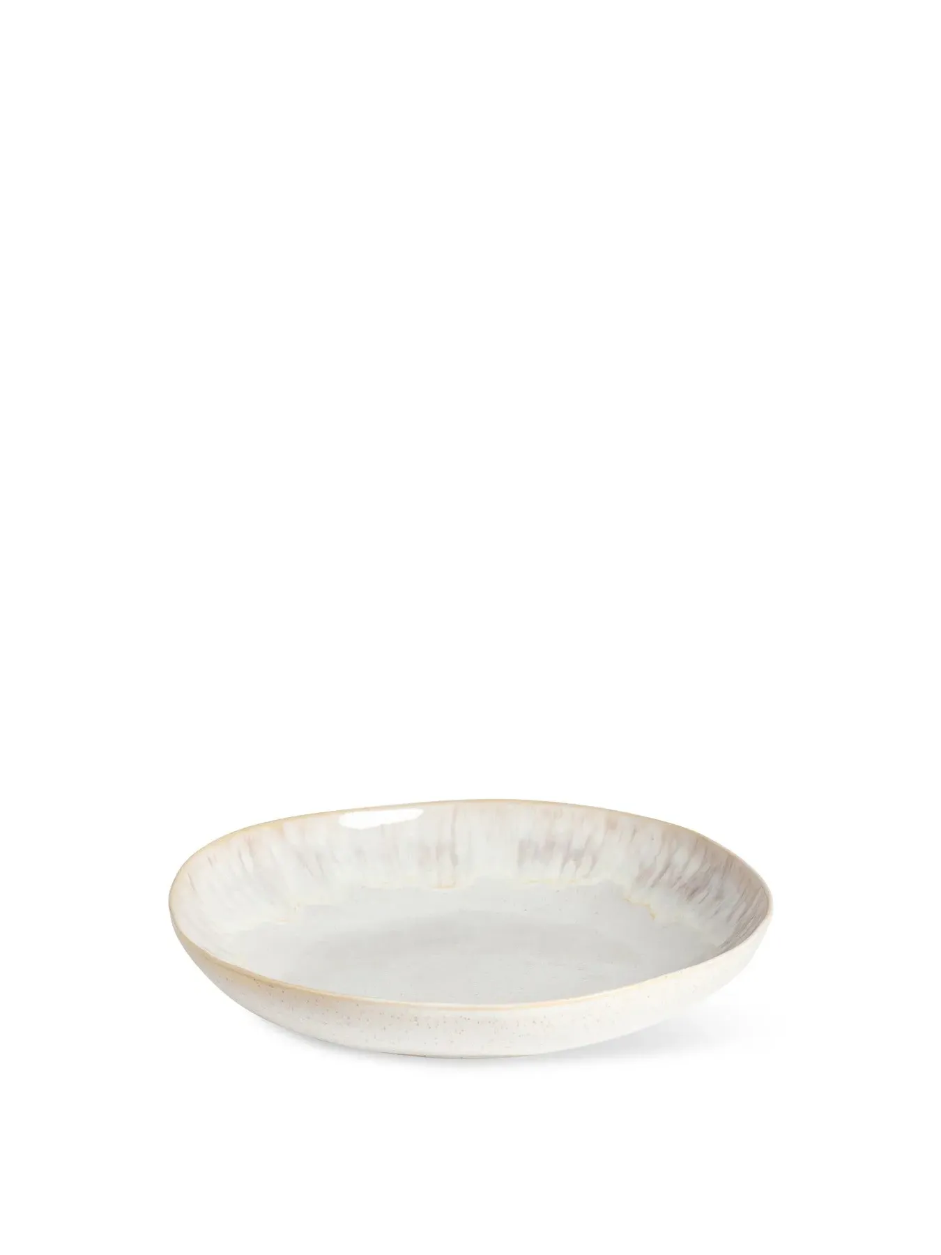 37cm Pasta Bowl Organic Shape - Sand Beige image