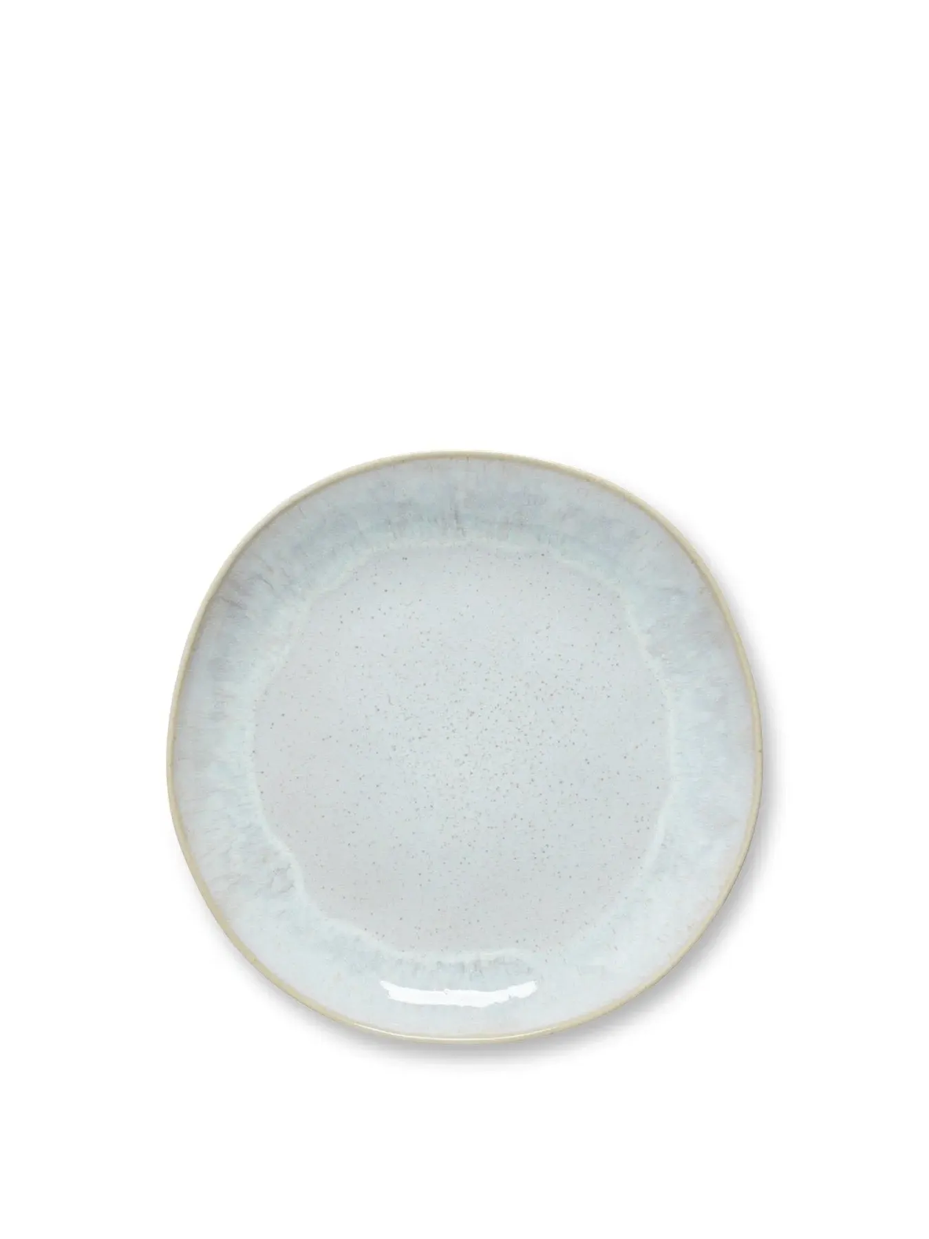 Salad Plate Organic Shape - Sand Beige, Ceramic image