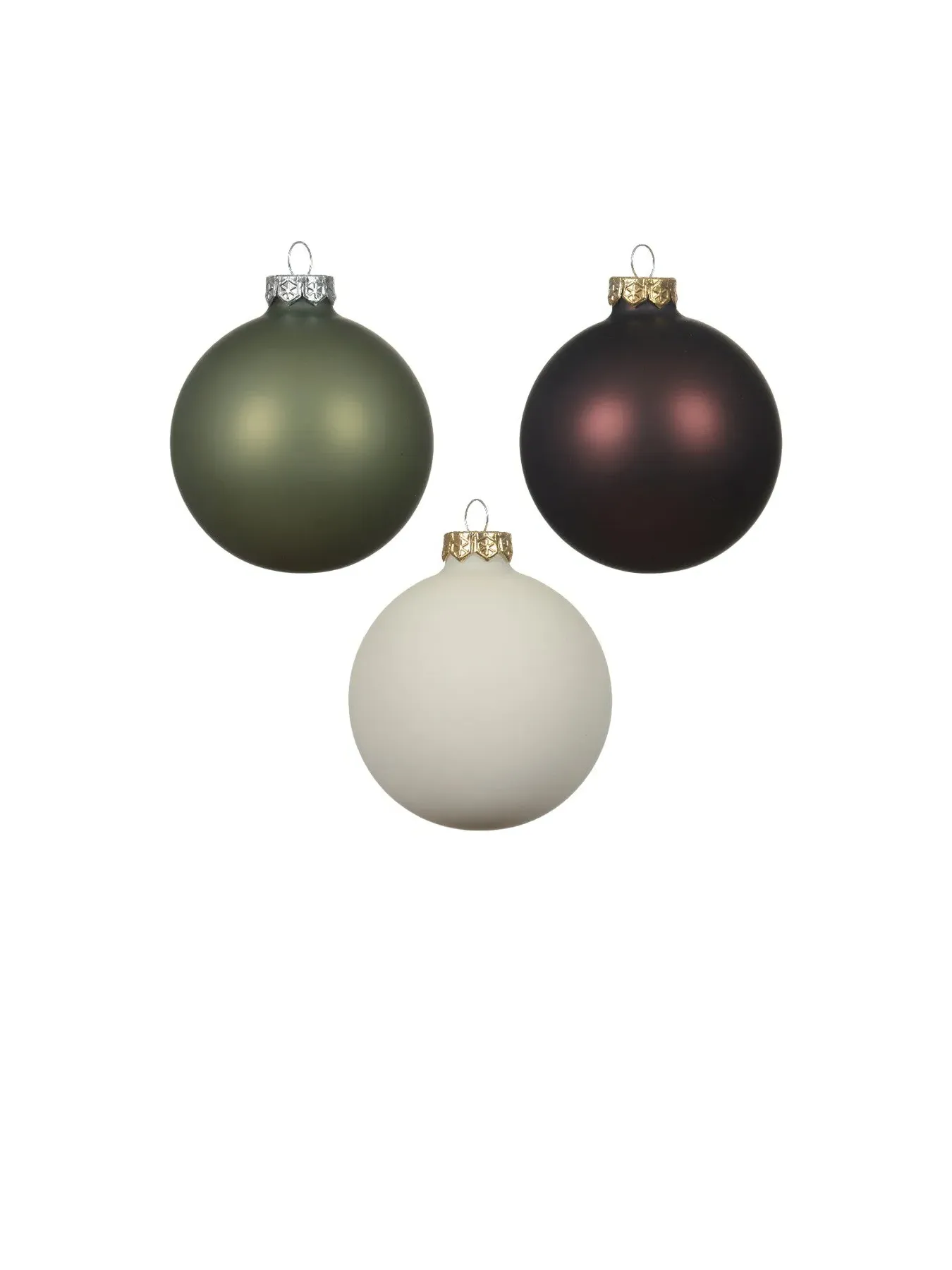 Christmas Baubles Set - Multi, Glass image