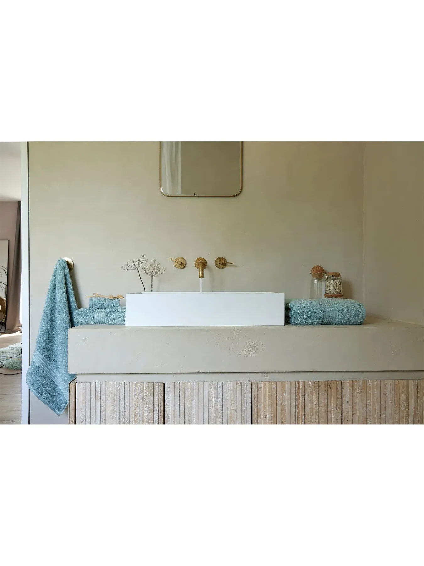 Guest Towel Hygro Collection - Mineral, Cotton