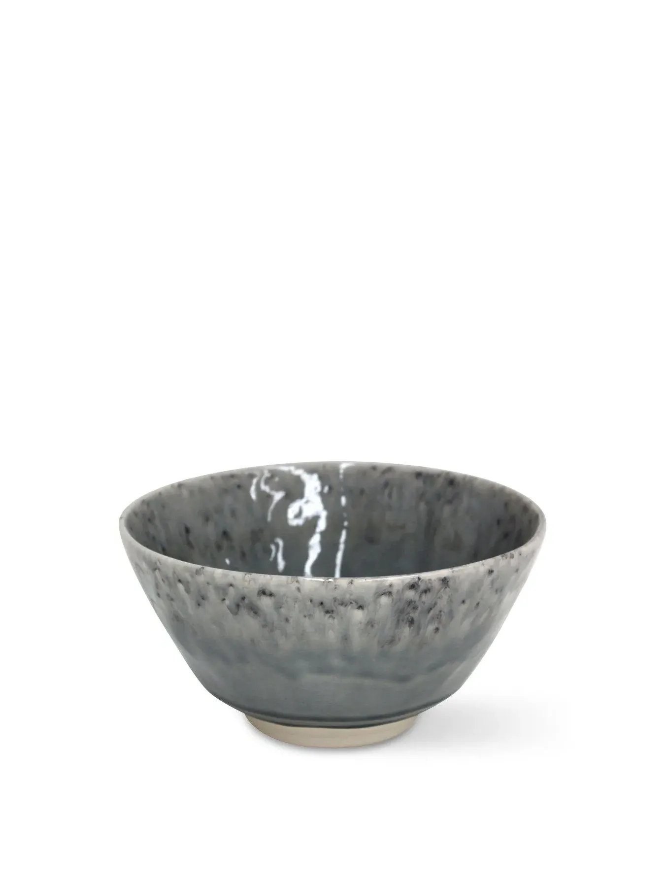 24cm Serving Bowl with Crackled Finish - Grey image
